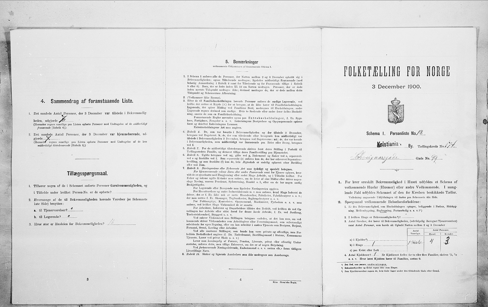 SAO, 1900 census for Kristiania, 1900, p. 82387