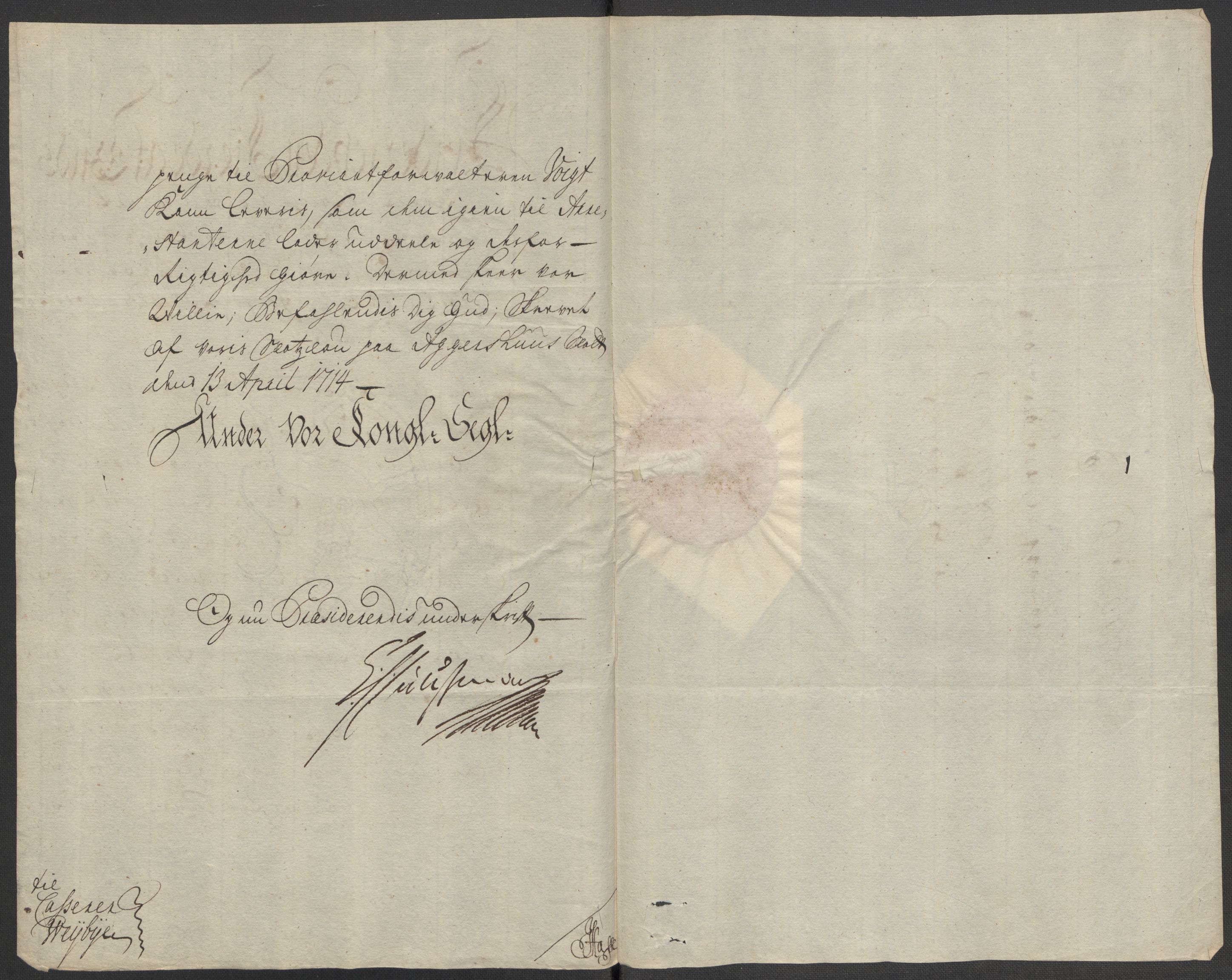 Rentekammeret inntil 1814, Reviderte regnskaper, Fogderegnskap, AV/RA-EA-4092/R23/L1472: Fogderegnskap Ringerike og Hallingdal, 1713-1714, p. 285