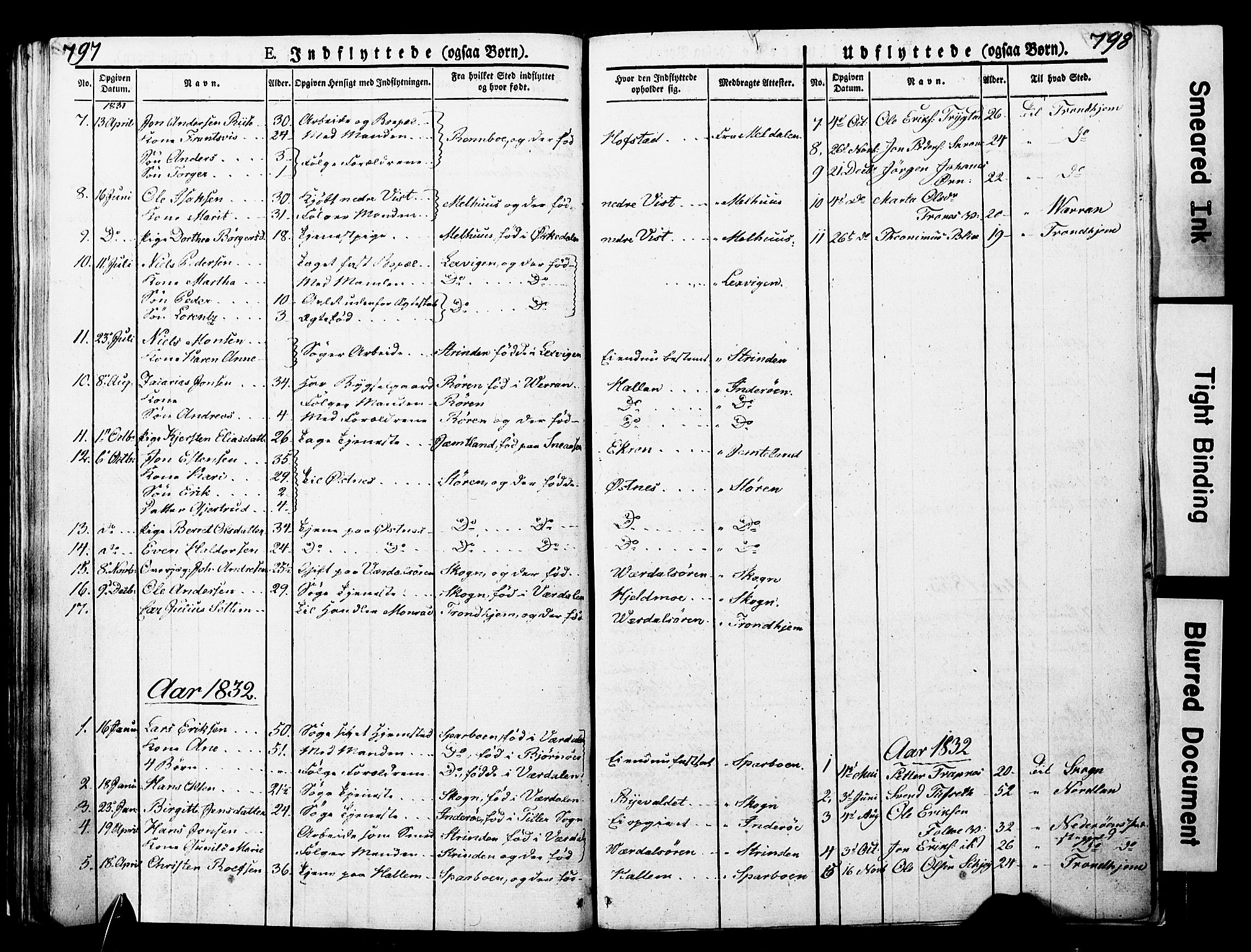 Ministerialprotokoller, klokkerbøker og fødselsregistre - Nord-Trøndelag, SAT/A-1458/723/L0243: Parish register (official) no. 723A12, 1822-1851, p. 797-798