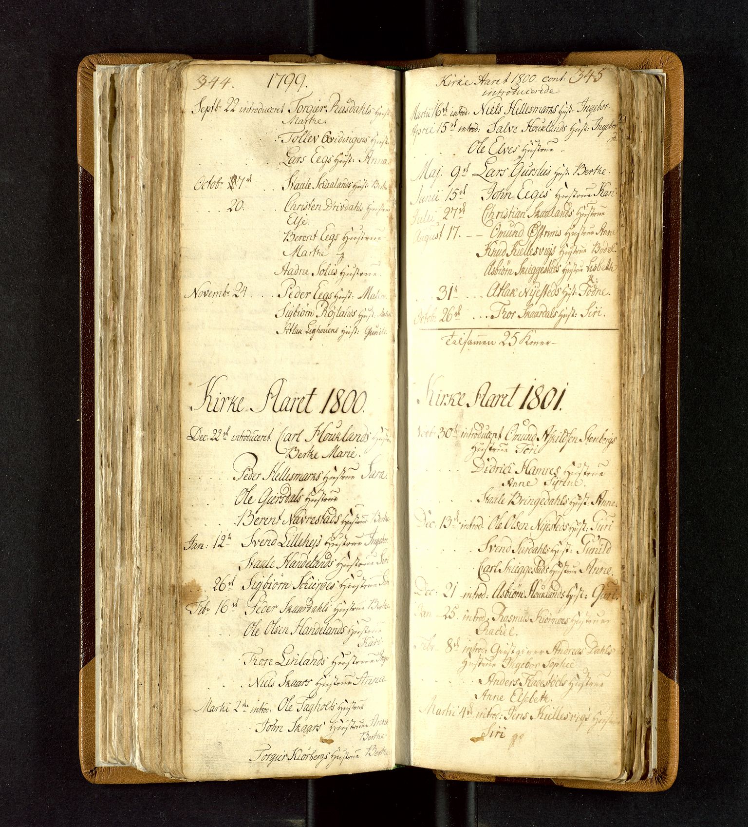 Lund sokneprestkontor, AV/SAST-A-101809/S06/L0003: Parish register (official) no. A 3, 1761-1801, p. 344-345