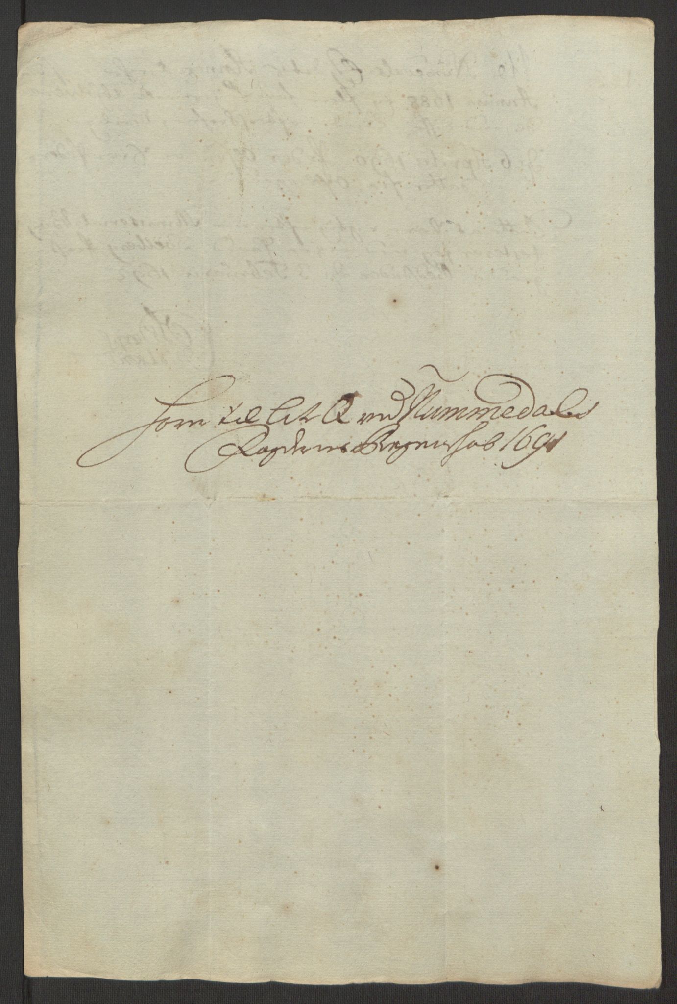 Rentekammeret inntil 1814, Reviderte regnskaper, Fogderegnskap, RA/EA-4092/R64/L4423: Fogderegnskap Namdal, 1690-1691, p. 328