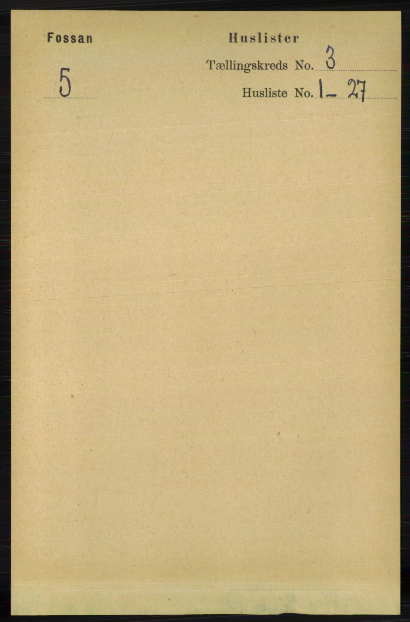 RA, 1891 census for 1129 Forsand, 1891, p. 298