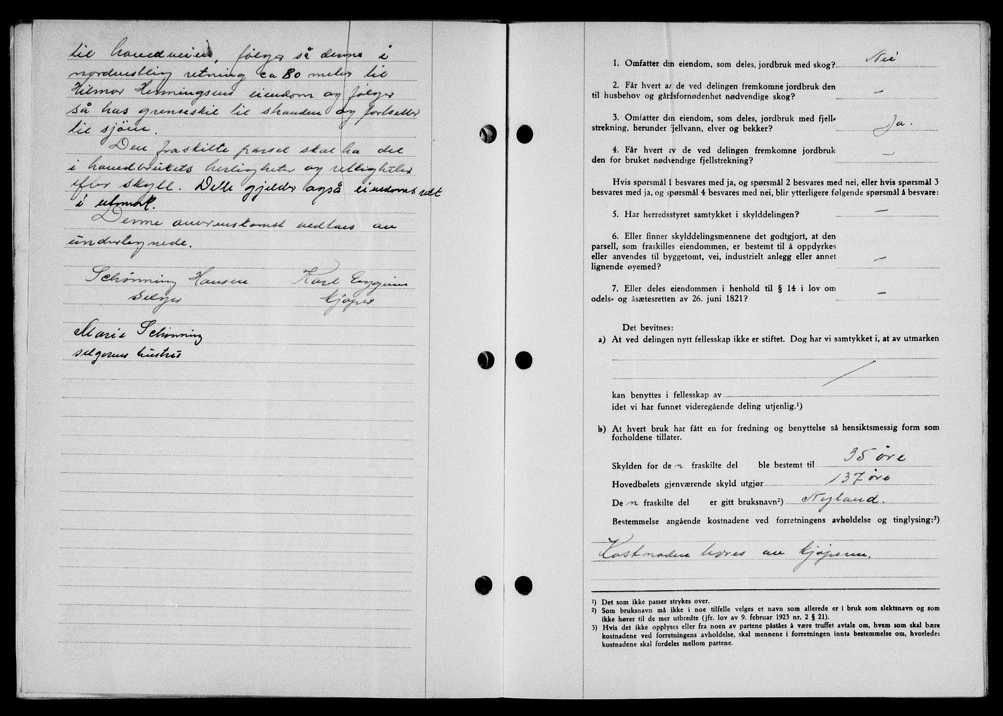 Lofoten sorenskriveri, SAT/A-0017/1/2/2C/L0012a: Mortgage book no. 12a, 1943-1944, Diary no: : 783/1944