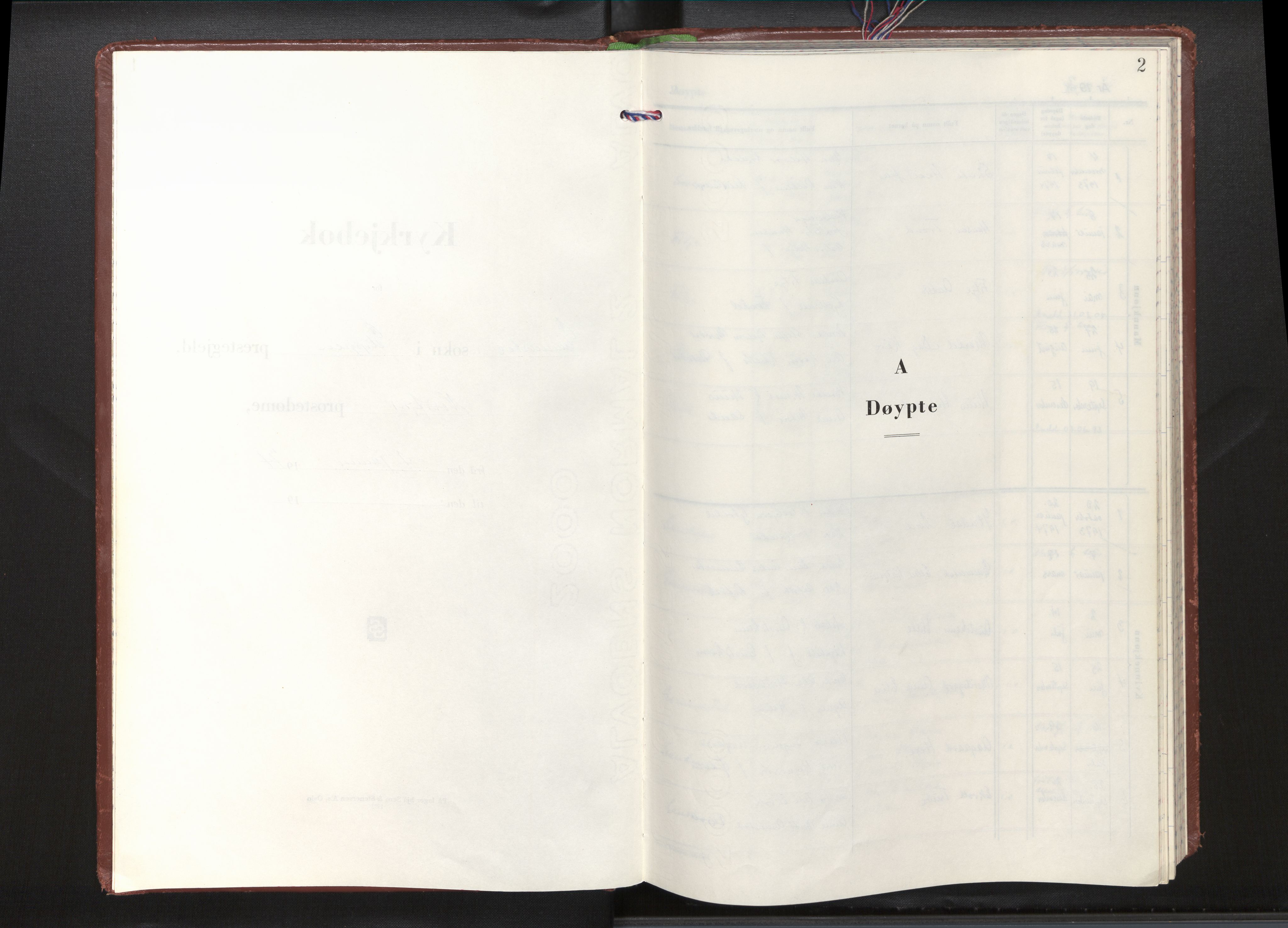 Gloppen sokneprestembete, AV/SAB-A-80101/H/Haa/Haad/L0005: Parish register (official) no. D 5, 1974-2005, p. 1b-2a