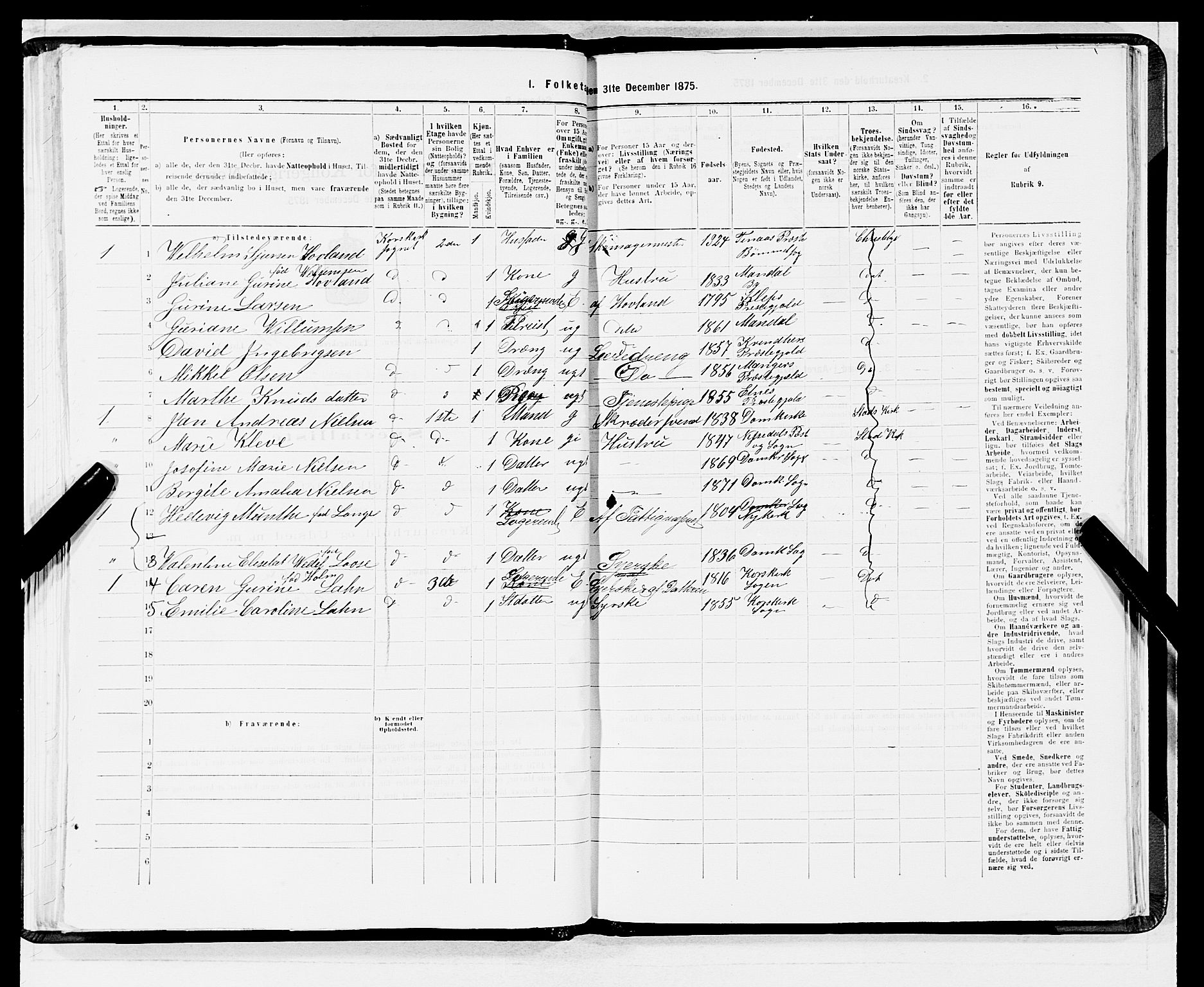 SAB, 1875 census for 1301 Bergen, 1875, p. 4504