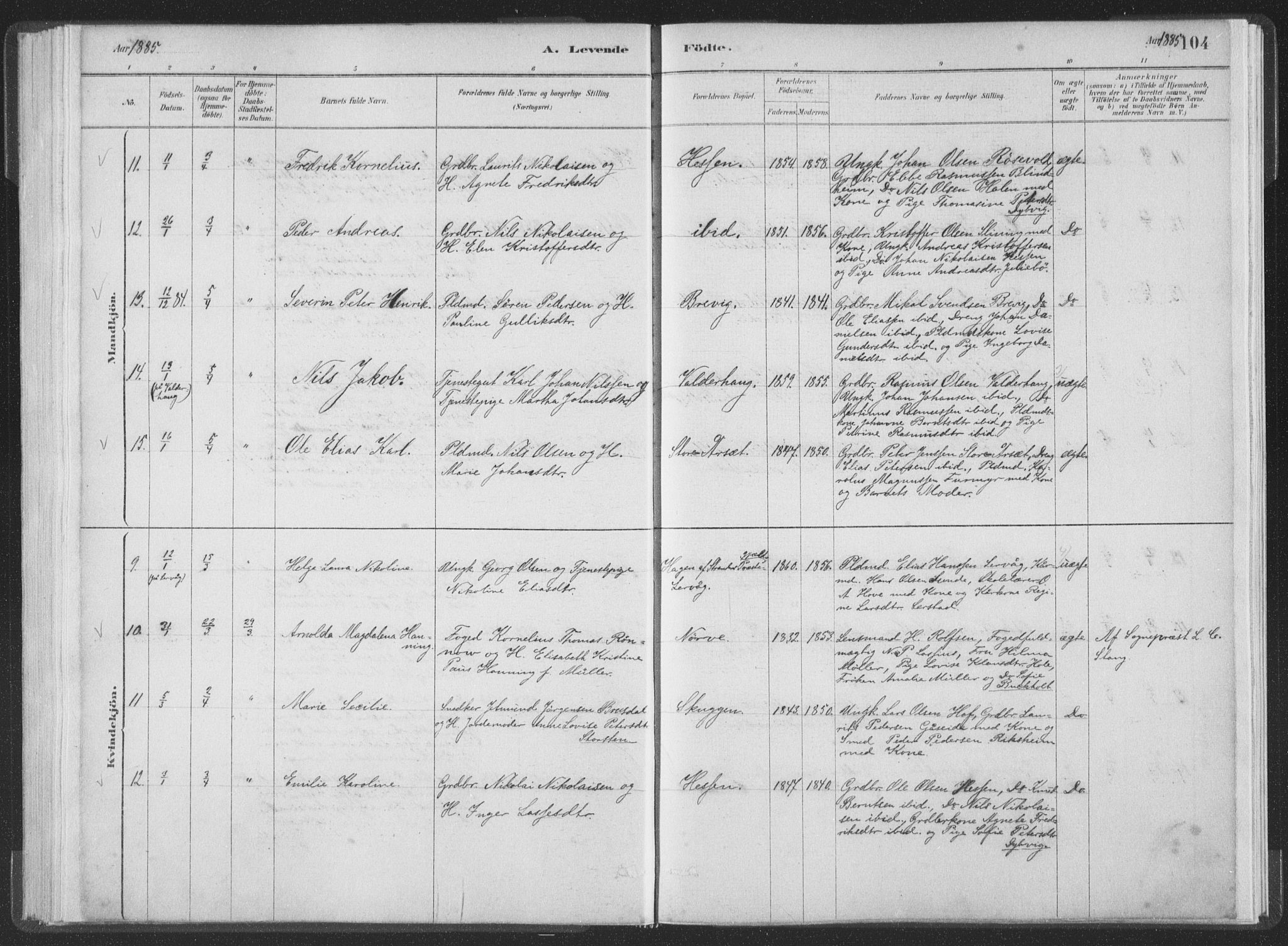 Ministerialprotokoller, klokkerbøker og fødselsregistre - Møre og Romsdal, AV/SAT-A-1454/528/L0401: Parish register (official) no. 528A12I, 1880-1920, p. 104