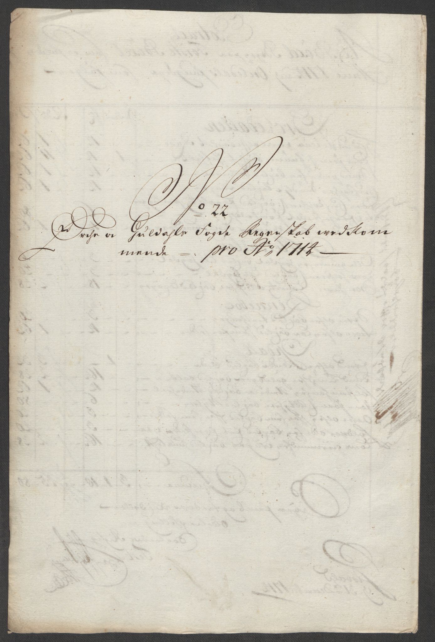 Rentekammeret inntil 1814, Reviderte regnskaper, Fogderegnskap, RA/EA-4092/R60/L3965: Fogderegnskap Orkdal og Gauldal, 1714, p. 198