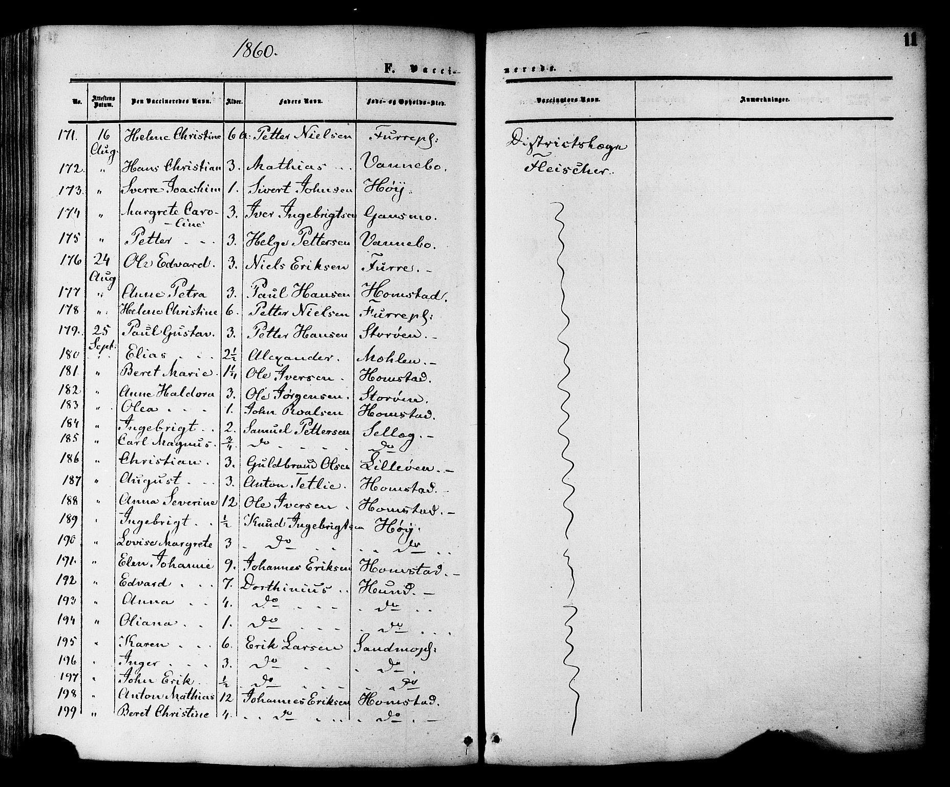 Ministerialprotokoller, klokkerbøker og fødselsregistre - Nord-Trøndelag, SAT/A-1458/764/L0553: Parish register (official) no. 764A08, 1858-1880, p. 11