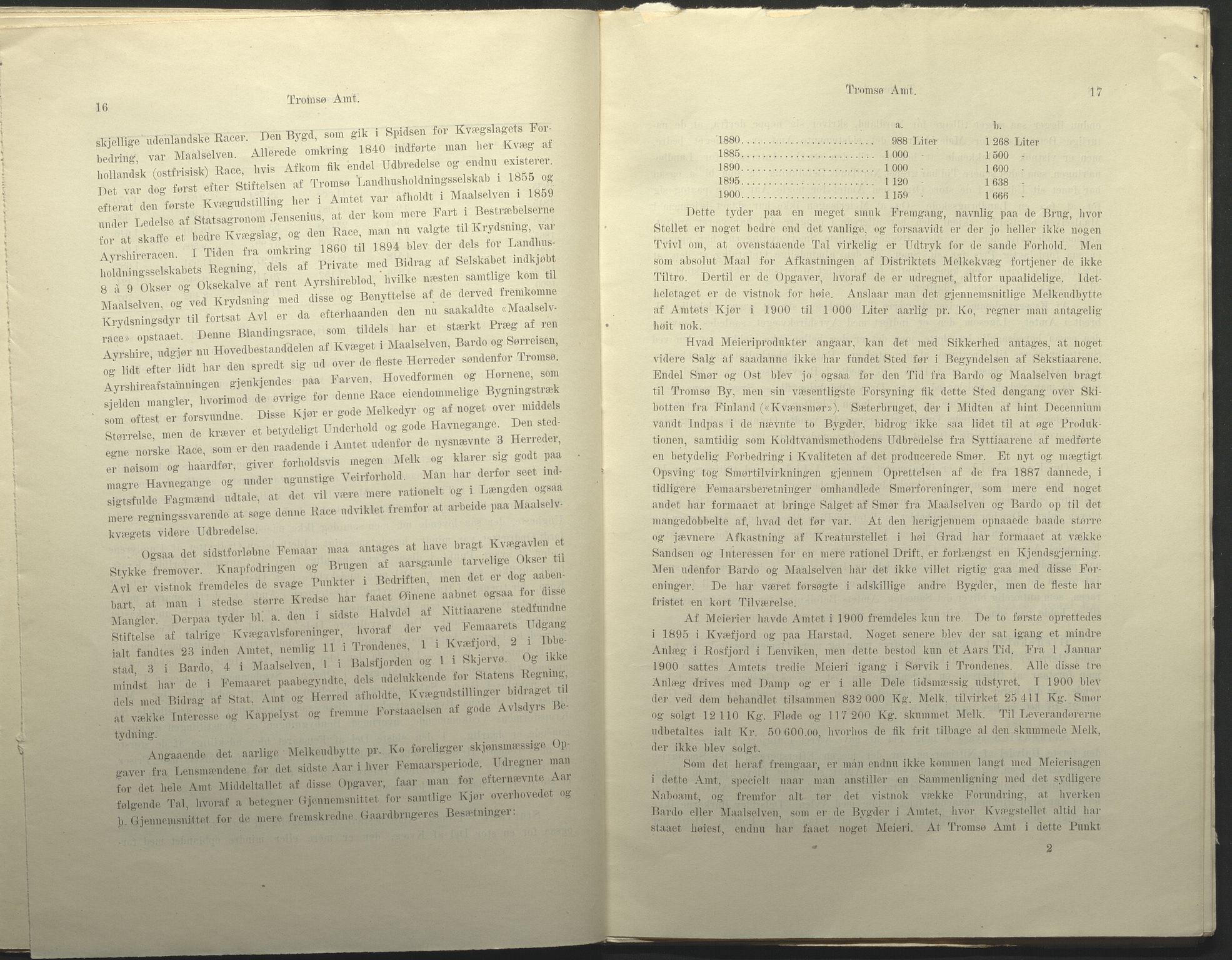 Fylkesmannen i Troms, AV/SATØ-S-0001/A7.25.1/L2072: Femårsberetninger, 1891-1900, p. 313