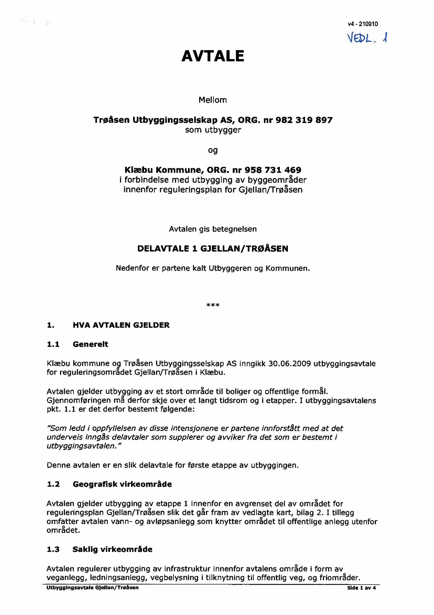 Klæbu Kommune, TRKO/KK/02-FS/L003: Formannsskapet - Møtedokumenter, 2010, p. 1894