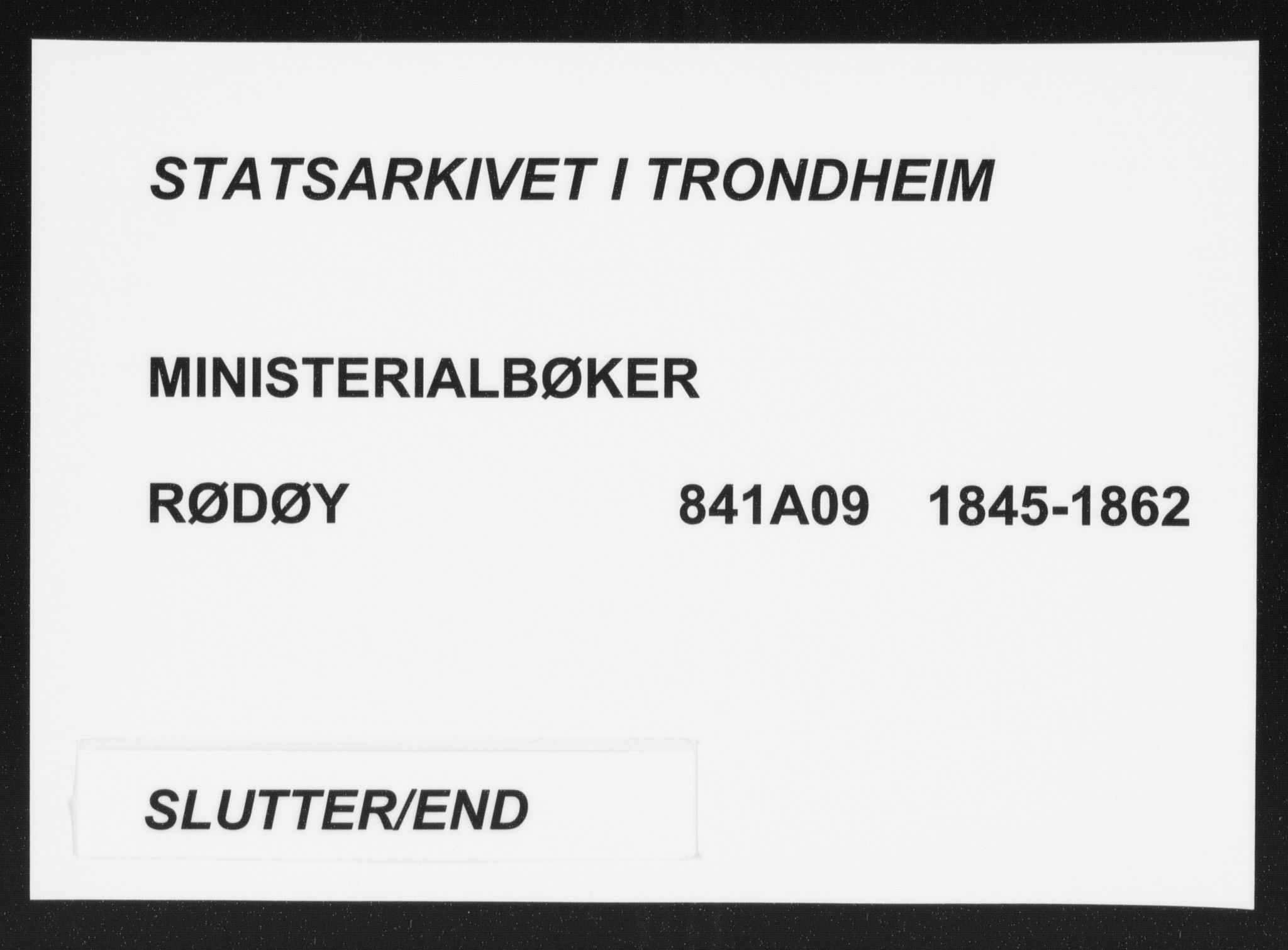 Ministerialprotokoller, klokkerbøker og fødselsregistre - Nordland, AV/SAT-A-1459/841/L0604: Parish register (official) no. 841A09 /2, 1845-1862