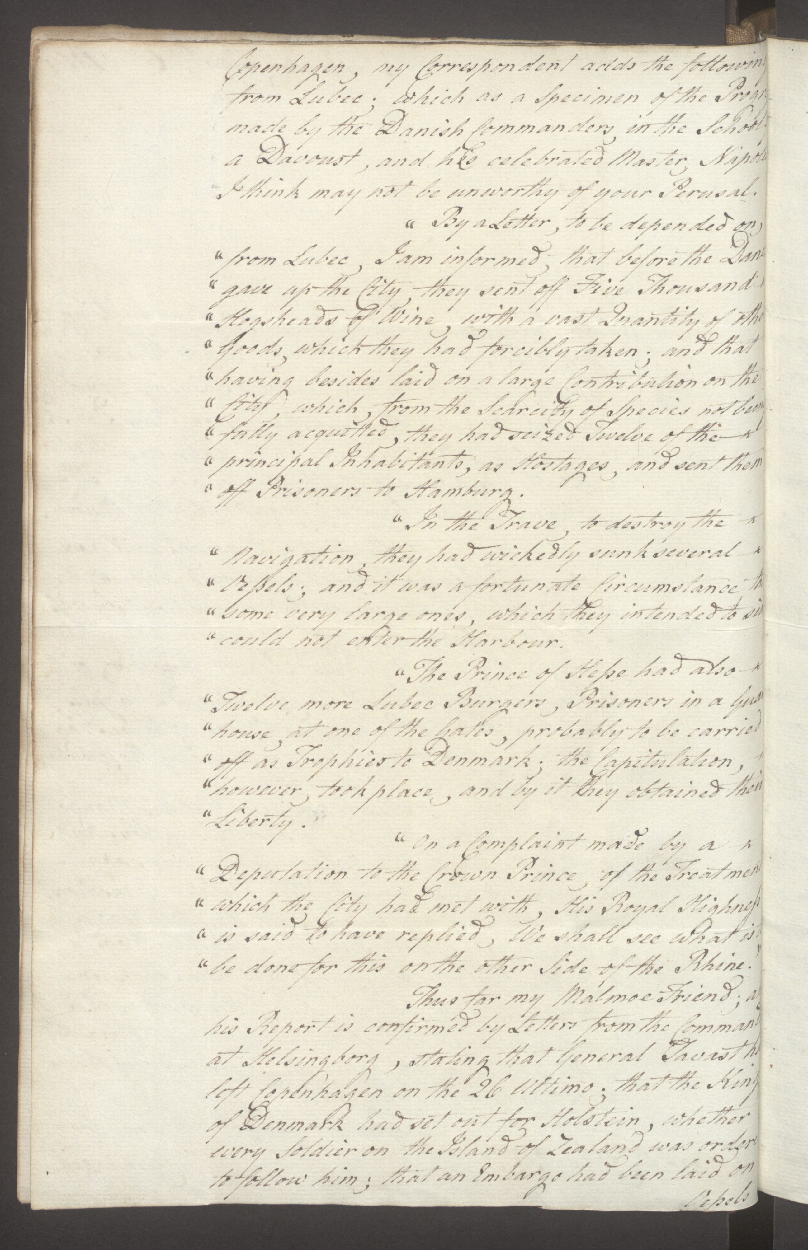 Foreign Office*, UKA/-/FO 38/16: Sir C. Gordon. Reports from Malmö, Jonkoping, and Helsingborg, 1814, p. 4