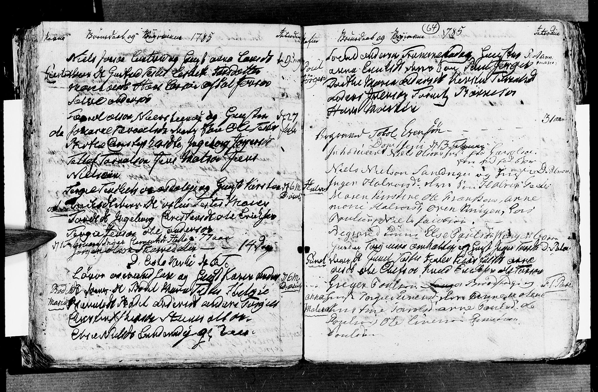 Øyestad sokneprestkontor, SAK/1111-0049/F/Fb/L0001: Parish register (copy) no. B 1, 1780-1794, p. 64