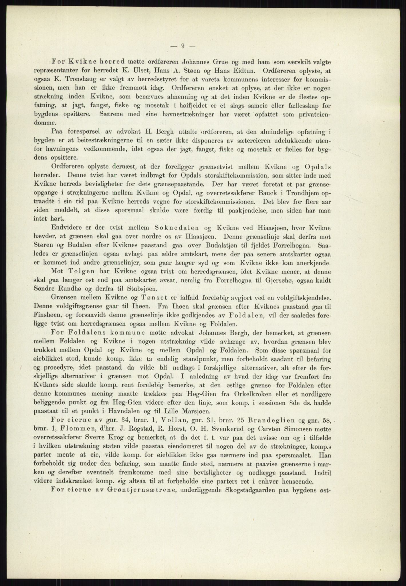 Høyfjellskommisjonen, AV/RA-S-1546/X/Xa/L0001: Nr. 1-33, 1909-1953, p. 3333