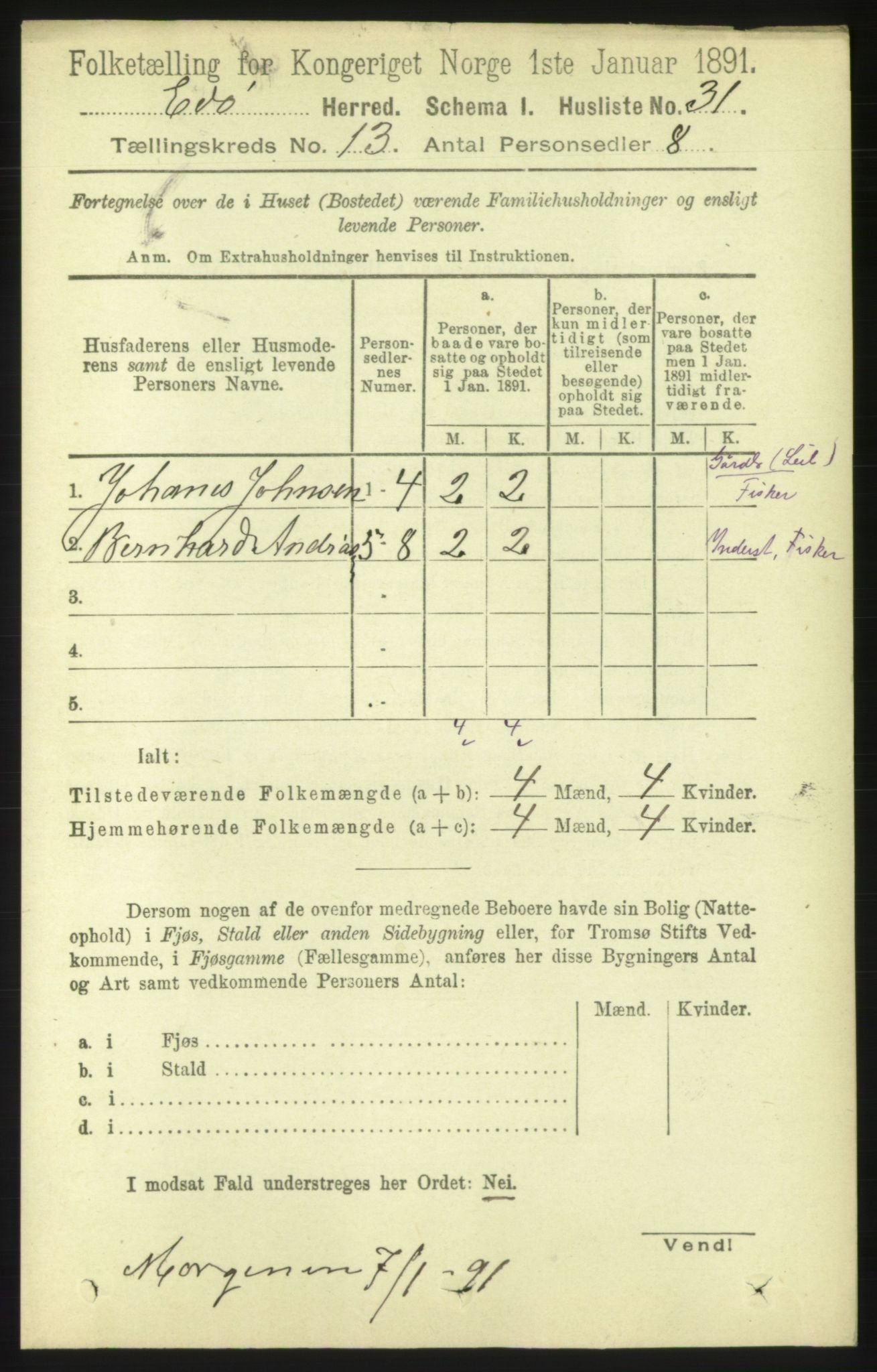 RA, 1891 census for 1573 Edøy, 1891, p. 3672