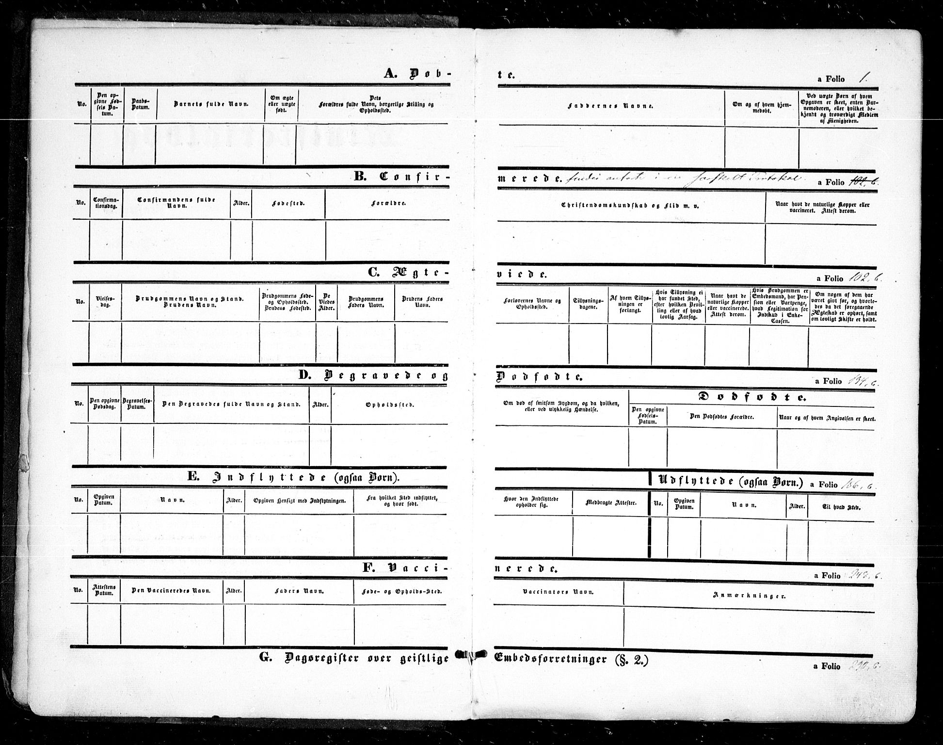 Glemmen prestekontor Kirkebøker, SAO/A-10908/F/Fa/L0007: Parish register (official) no. 7, 1853-1862