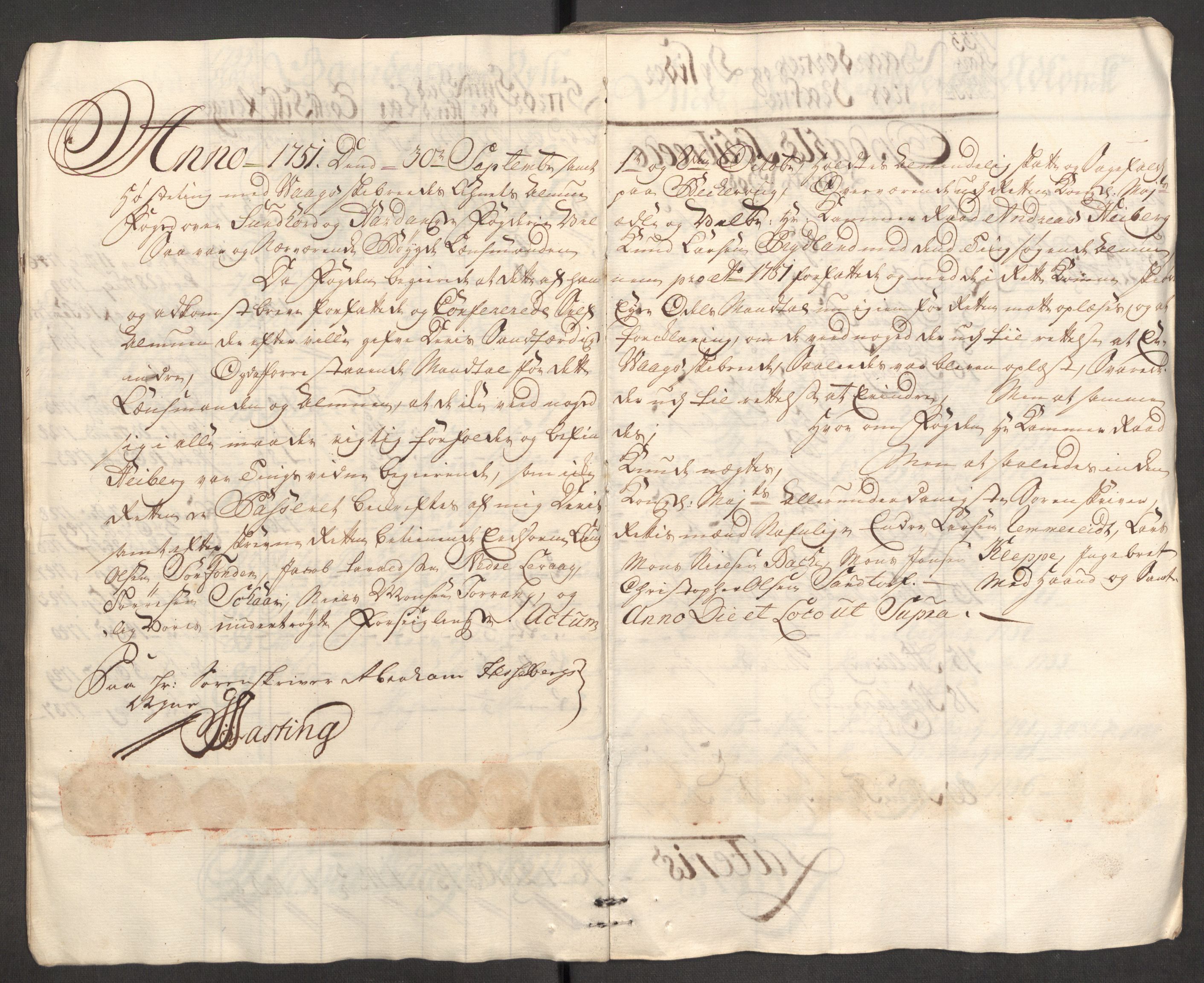 Rentekammeret inntil 1814, Reviderte regnskaper, Fogderegnskap, AV/RA-EA-4092/R48/L3056: Fogderegnskap Sunnhordland og Hardanger, 1751, p. 332