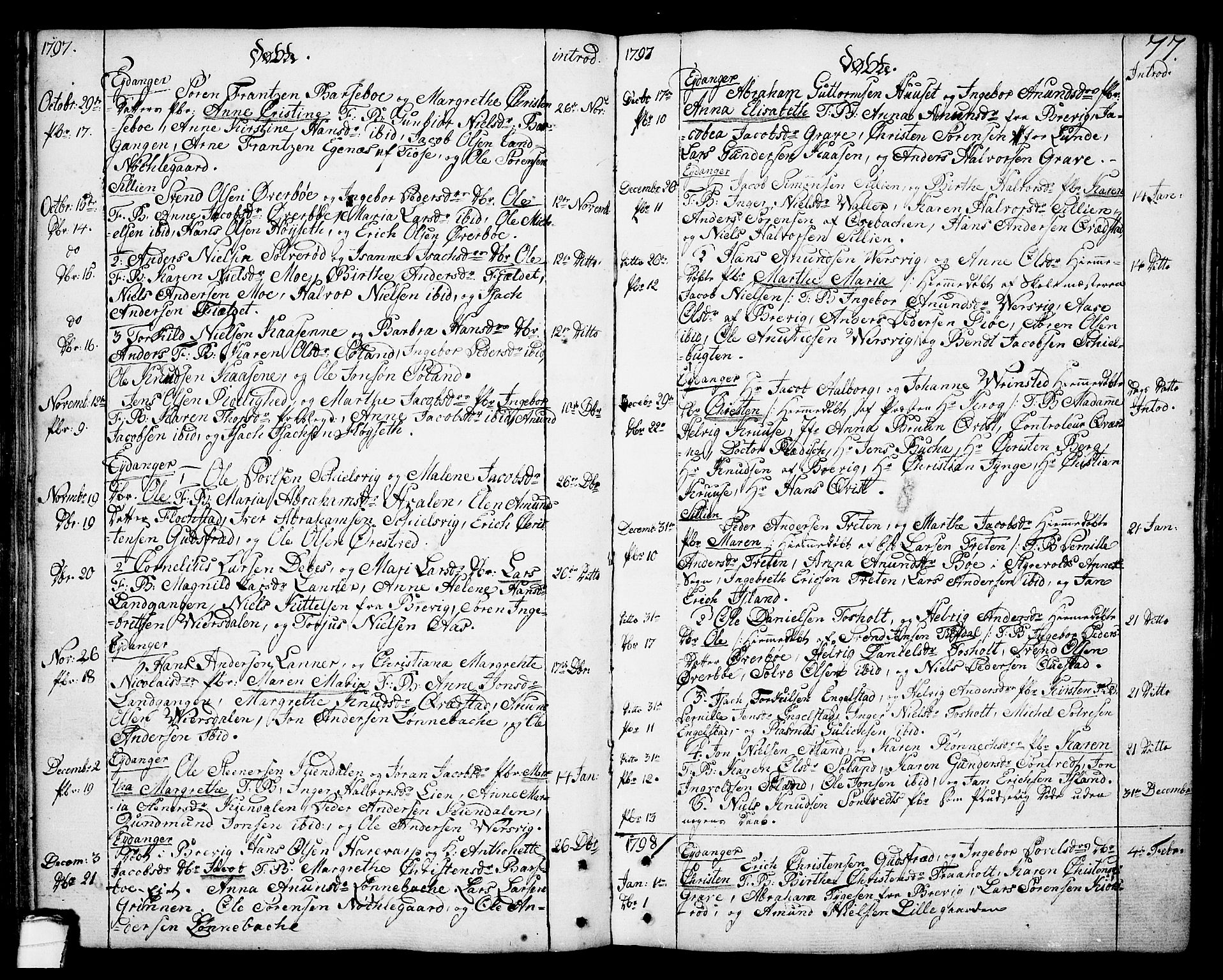 Eidanger kirkebøker, SAKO/A-261/F/Fa/L0006: Parish register (official) no. 6, 1764-1814, p. 77