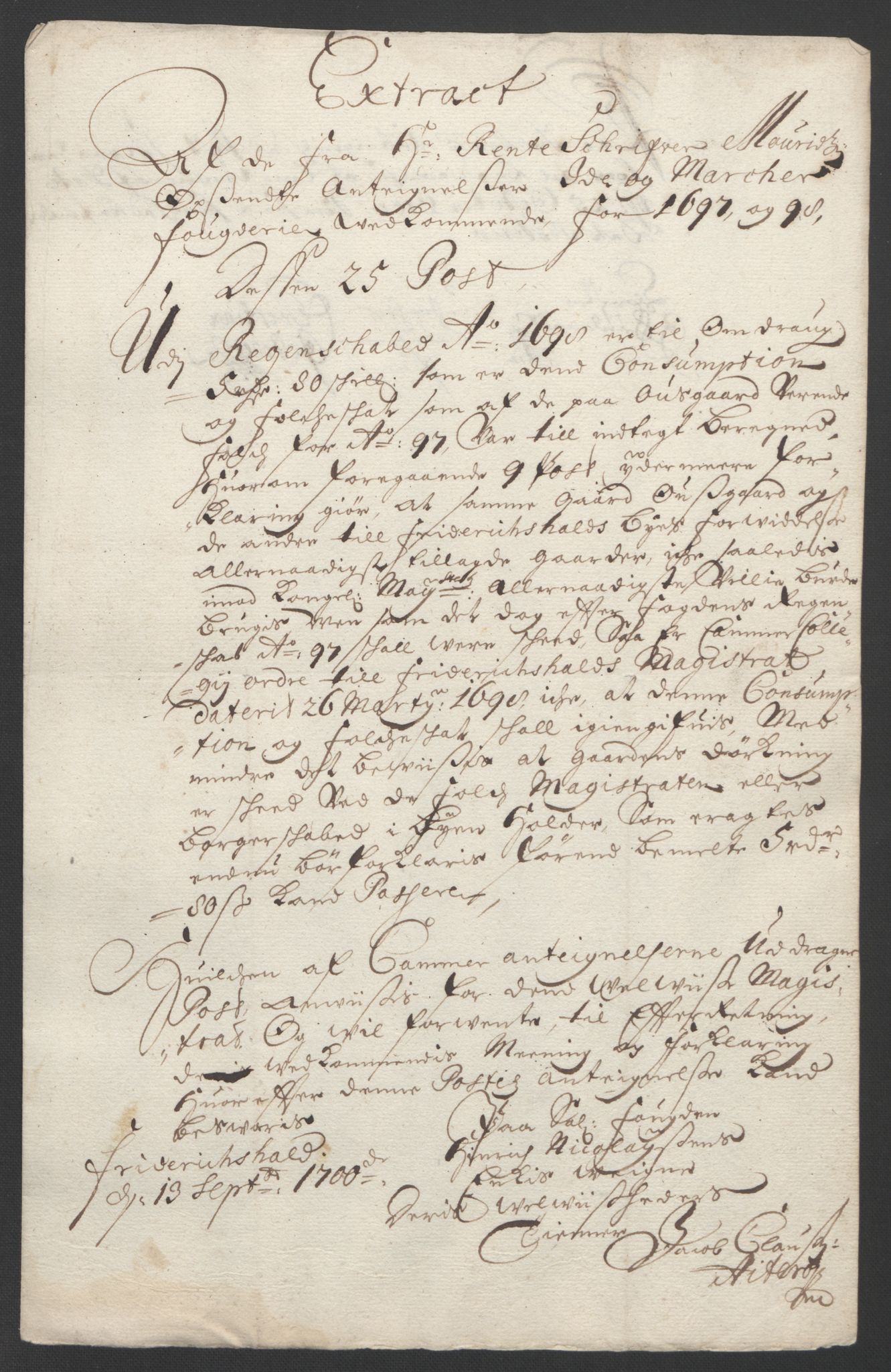 Rentekammeret inntil 1814, Reviderte regnskaper, Fogderegnskap, AV/RA-EA-4092/R01/L0014: Fogderegnskap Idd og Marker, 1699, p. 196