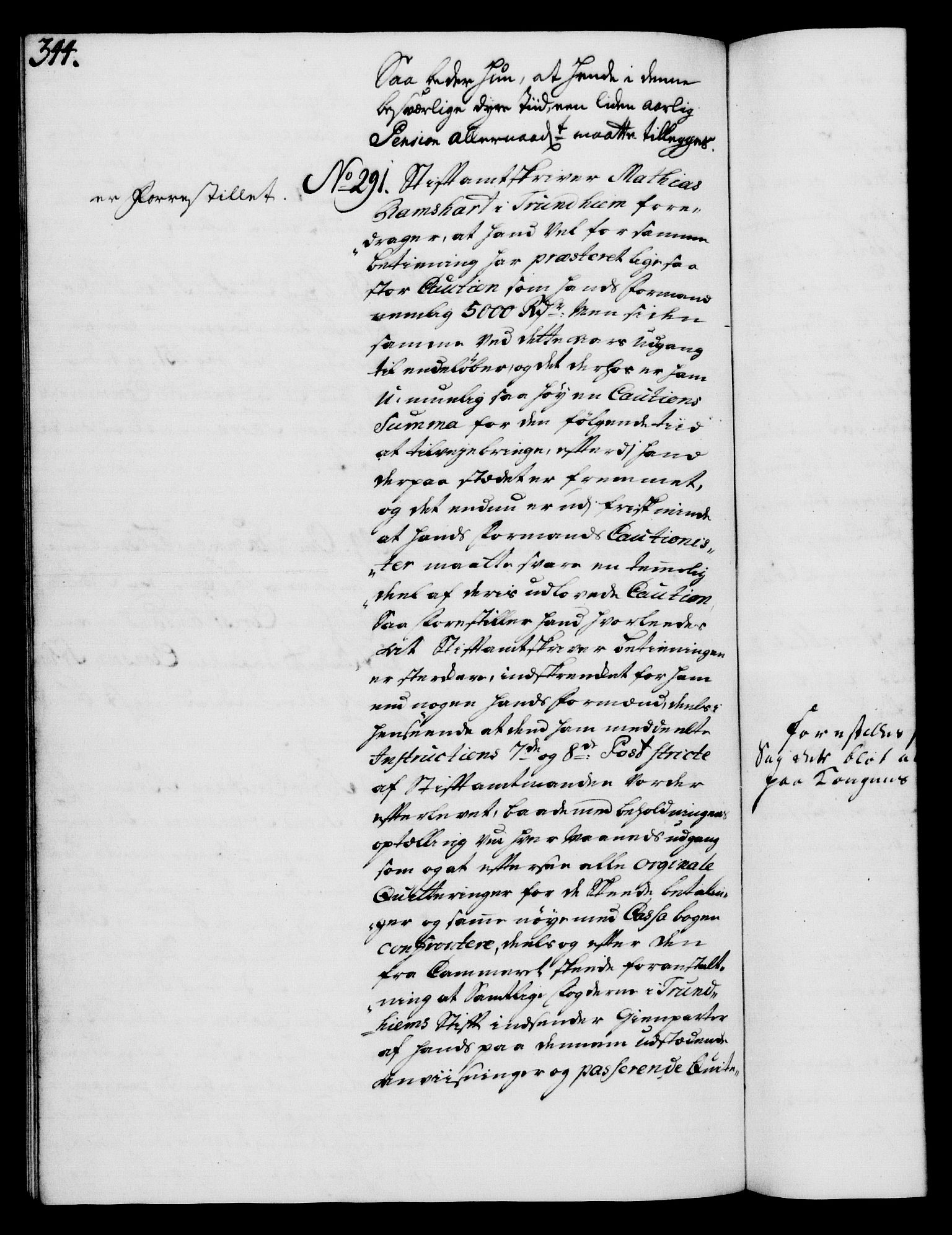 Rentekammeret, Kammerkanselliet, RA/EA-3111/G/Gh/Gha/L0024: Norsk ekstraktmemorialprotokoll (merket RK 53.69), 1742-1743, p. 344