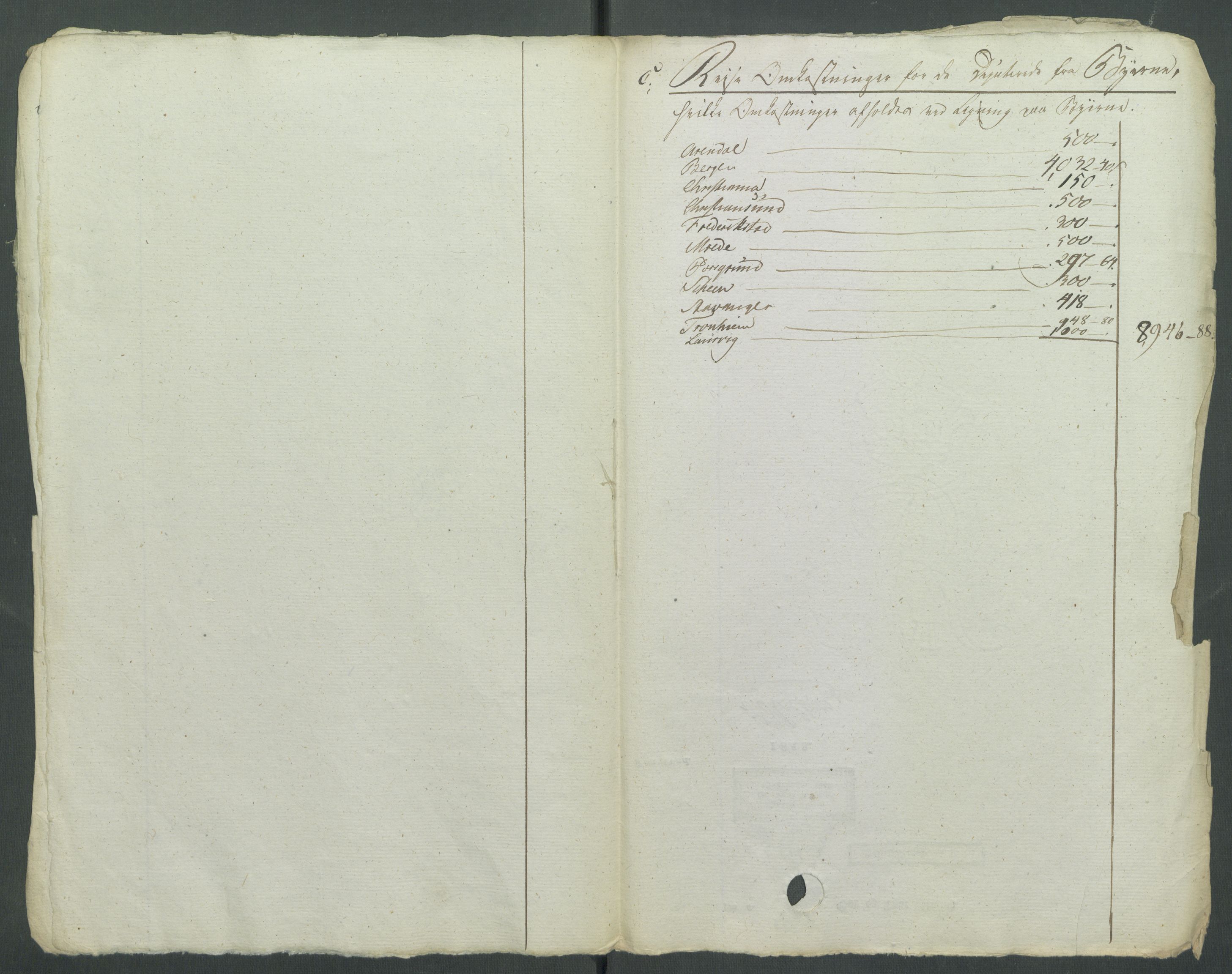 5. departement for finans-, handels- og tollfaget, AV/RA-S-3893/C/Cb/L0014: Regninger fra Riksforsamlingens deputerede, 1814, p. 60