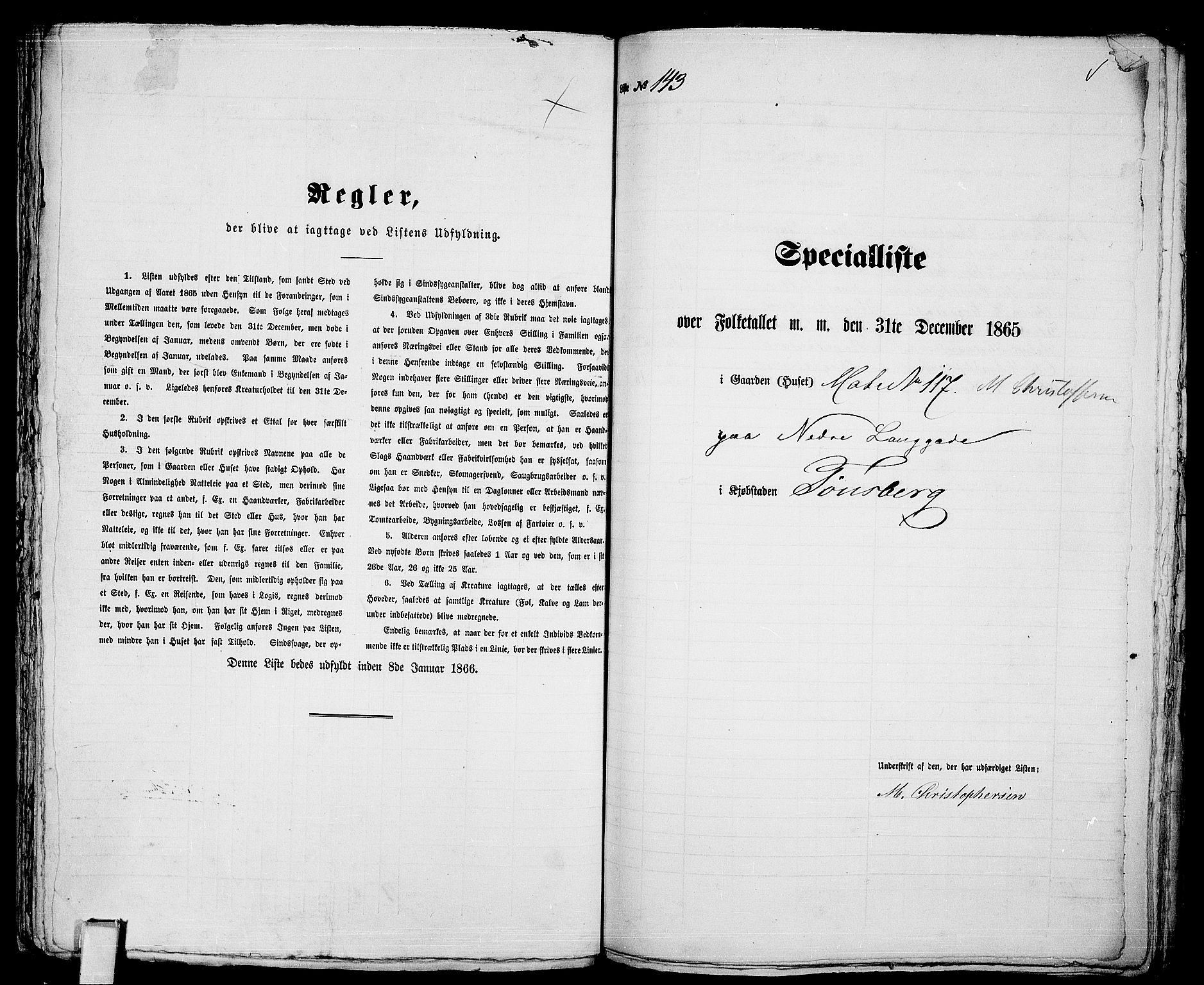 RA, 1865 census for Tønsberg, 1865, p. 312