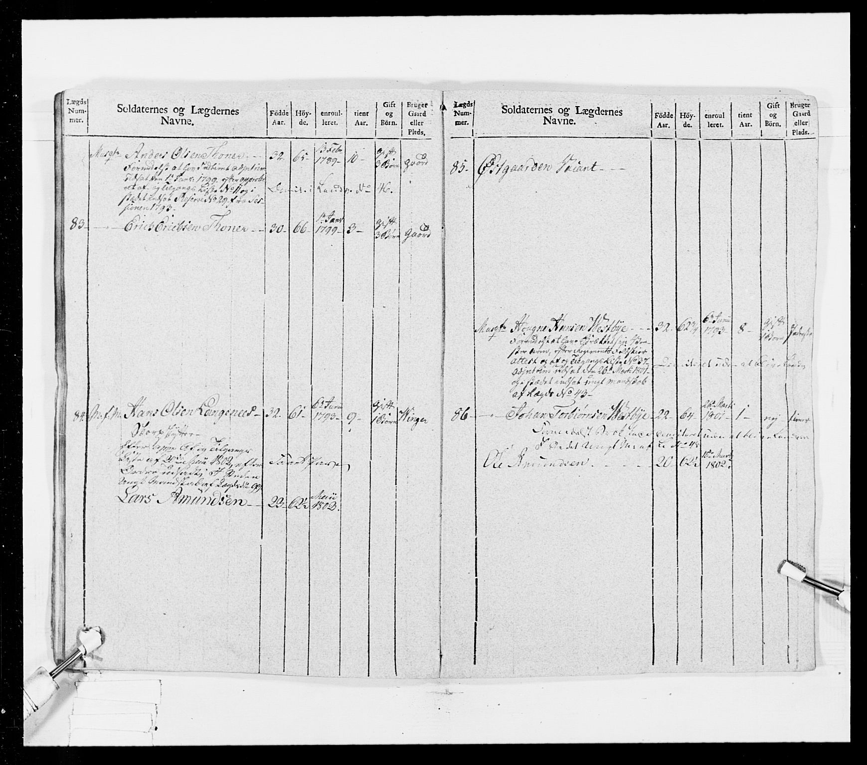 Generalitets- og kommissariatskollegiet, Det kongelige norske kommissariatskollegium, AV/RA-EA-5420/E/Eh/L0025: Skiløperkompaniene, 1766-1803, p. 319