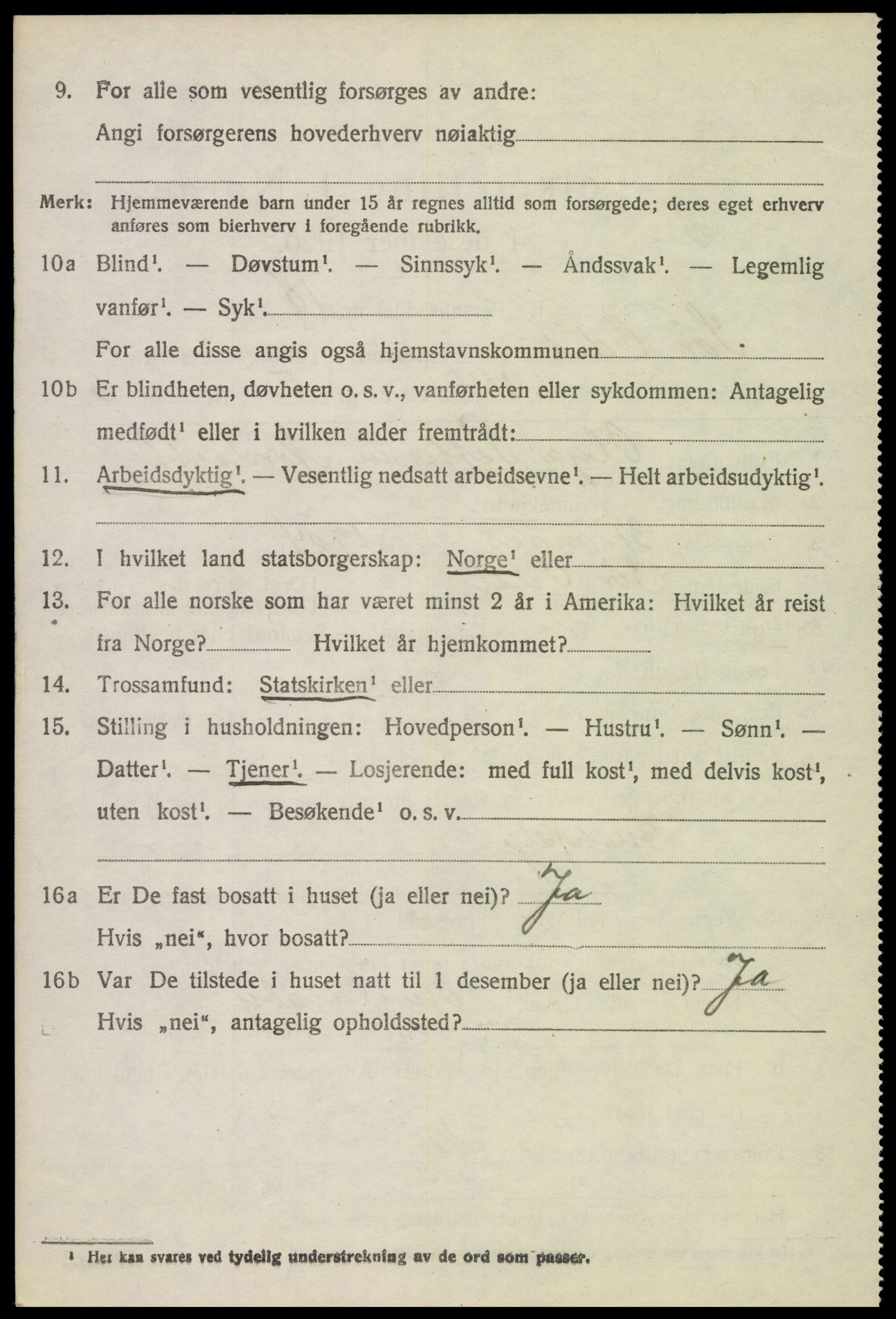 SAH, 1920 census for Sør-Odal, 1920, p. 2992