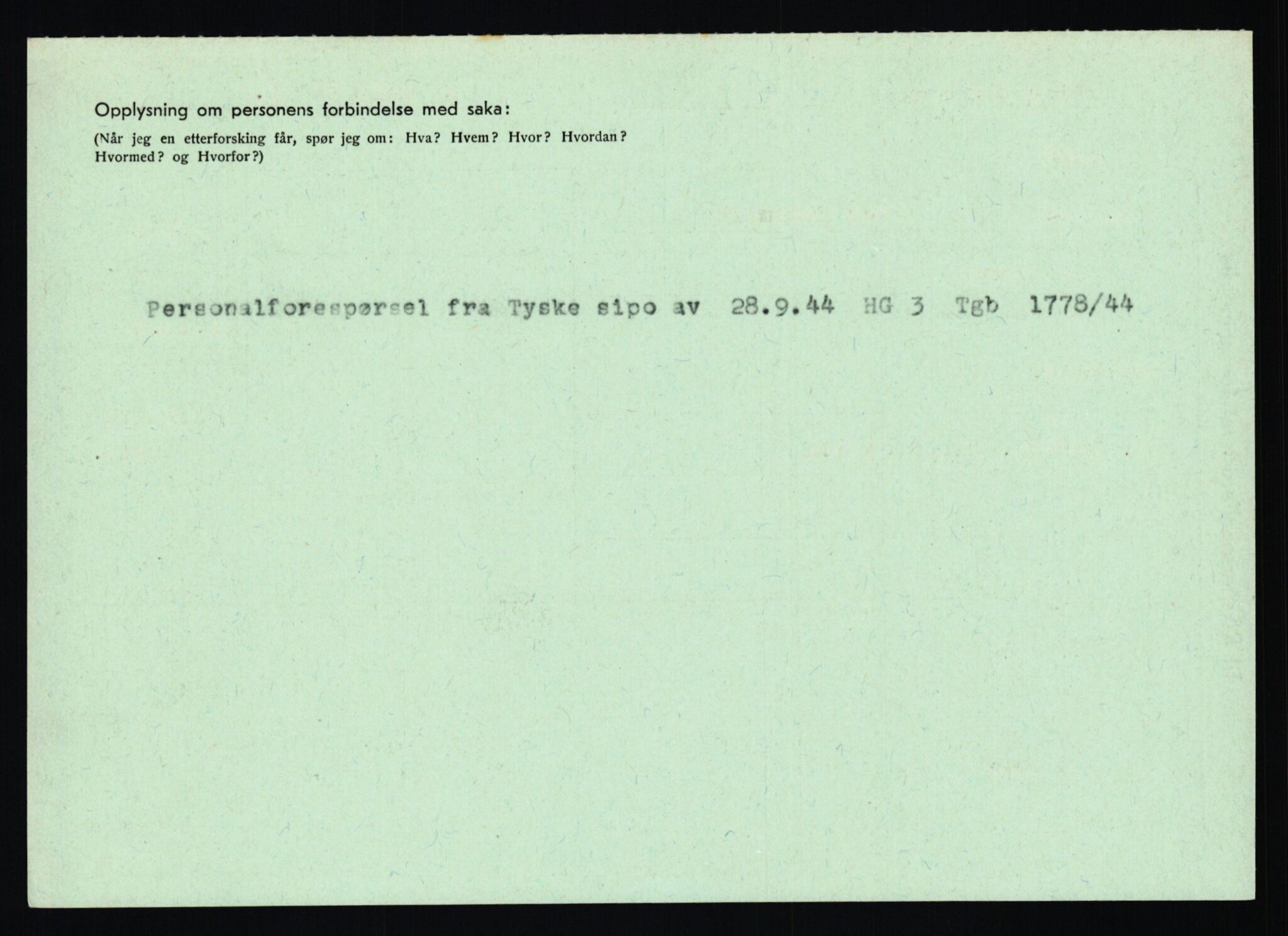 Statspolitiet - Hovedkontoret / Osloavdelingen, AV/RA-S-1329/C/Ca/L0012: Oanæs - Quistgaard	, 1943-1945, p. 4534