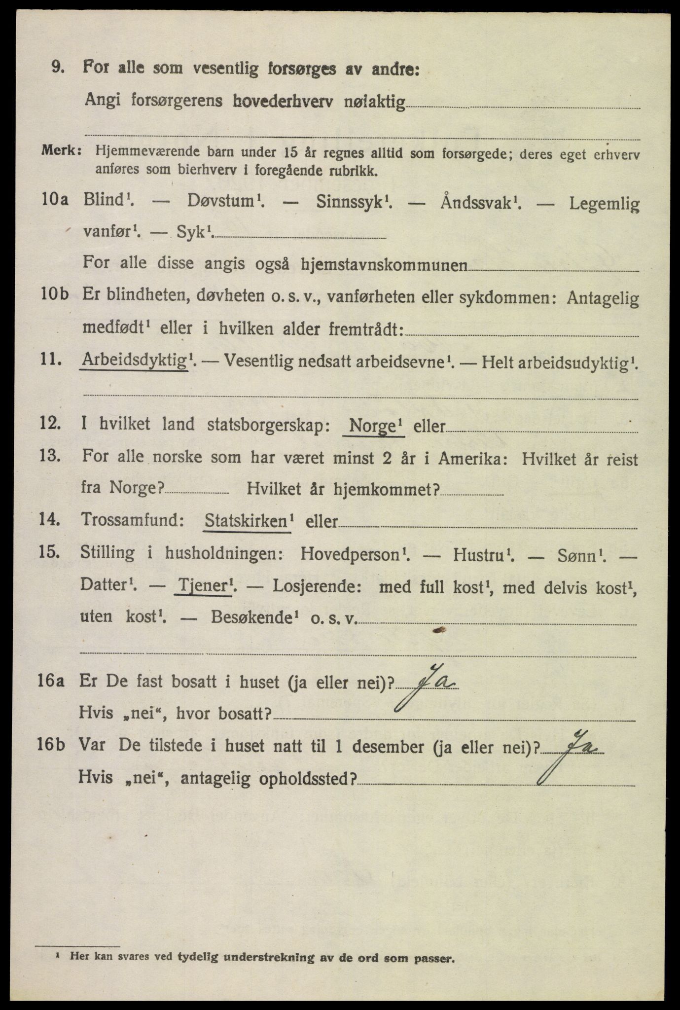 SAH, 1920 census for Østre Gausdal, 1920, p. 3867