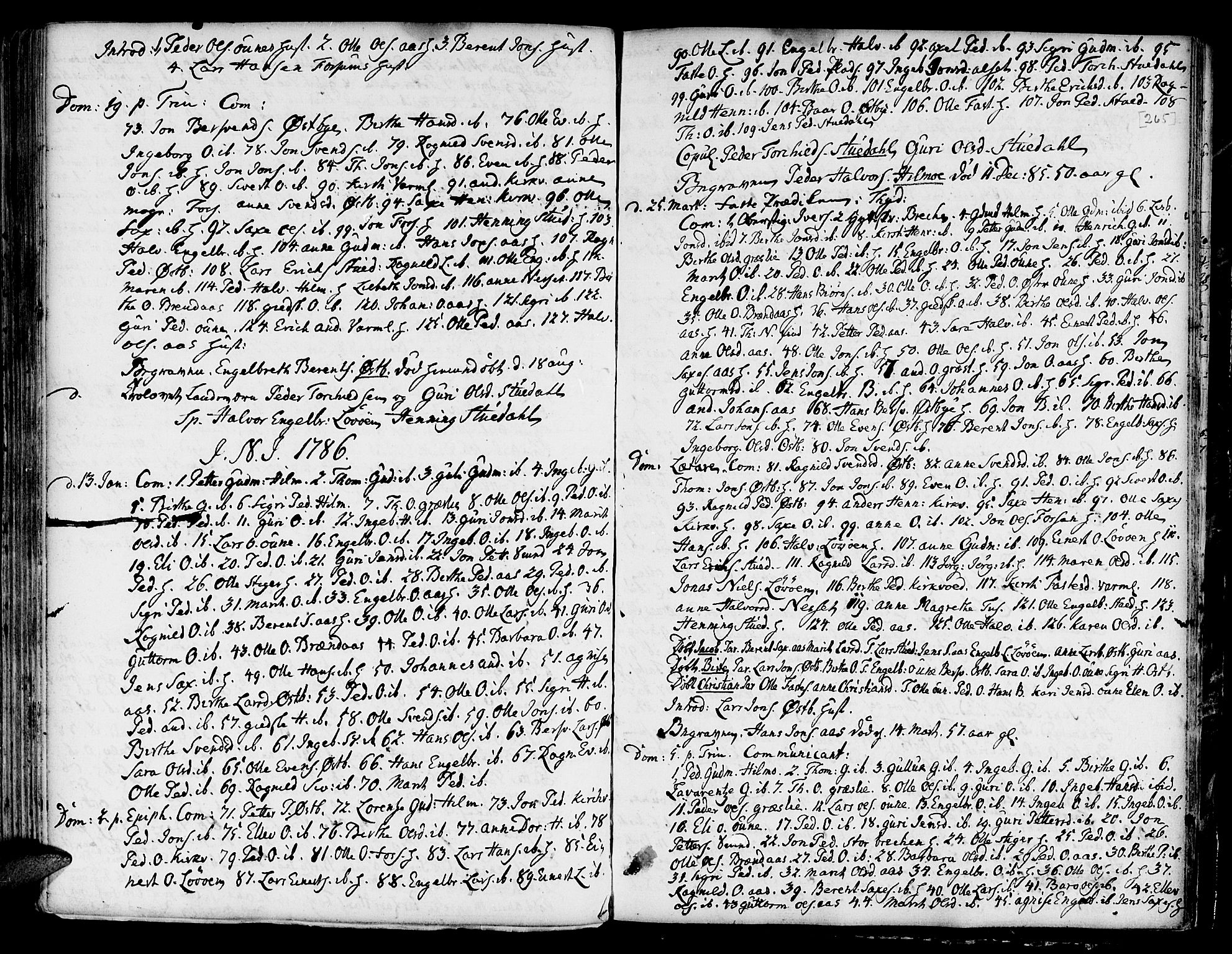 Ministerialprotokoller, klokkerbøker og fødselsregistre - Sør-Trøndelag, SAT/A-1456/695/L1139: Parish register (official) no. 695A02 /2, 1776-1790, p. 265