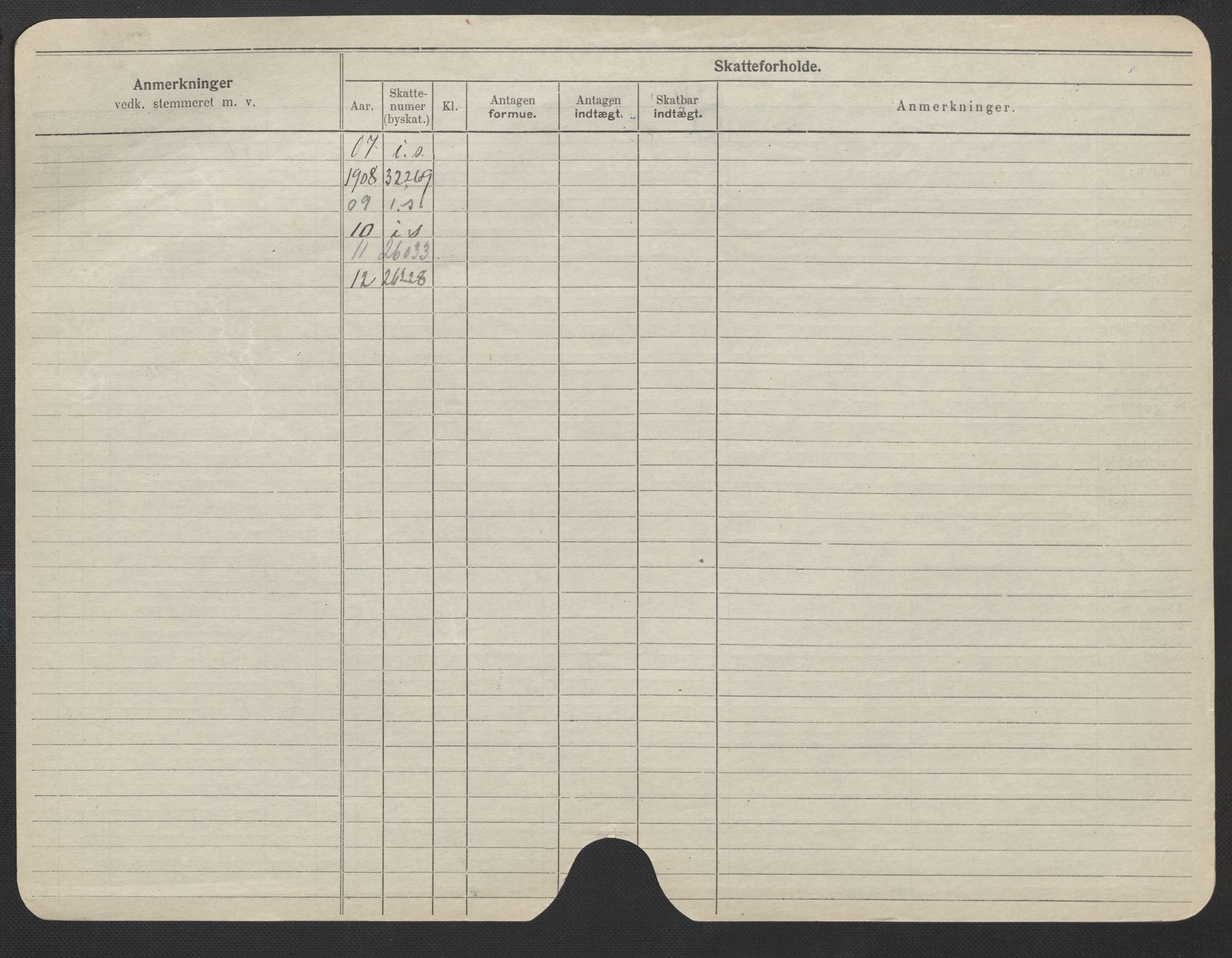 Oslo folkeregister, Registerkort, SAO/A-11715/F/Fa/Fac/L0022: Kvinner, 1906-1914, p. 276b