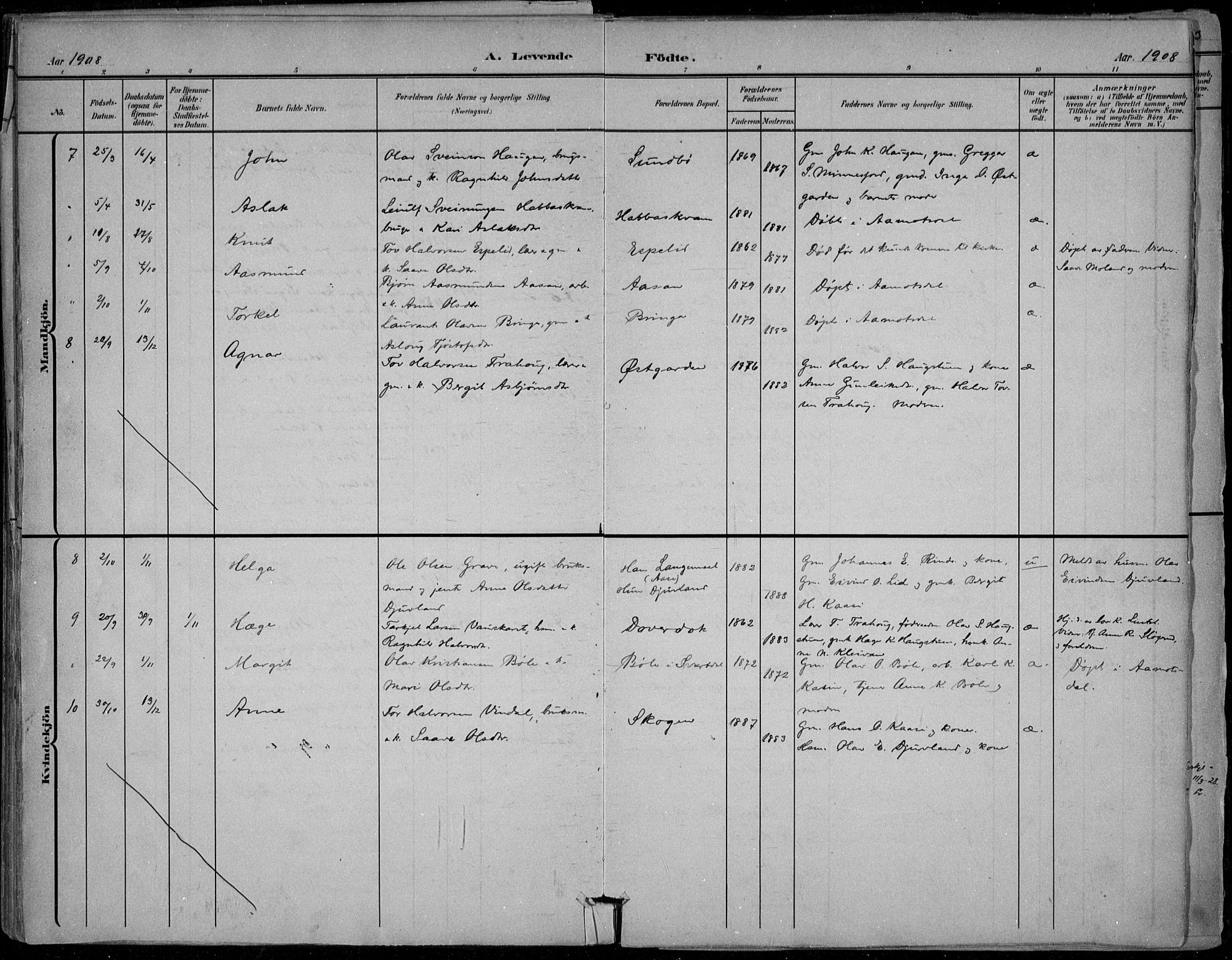 Seljord kirkebøker, SAKO/A-20/F/Fb/L0002: Parish register (official) no. II 2, 1887-1917