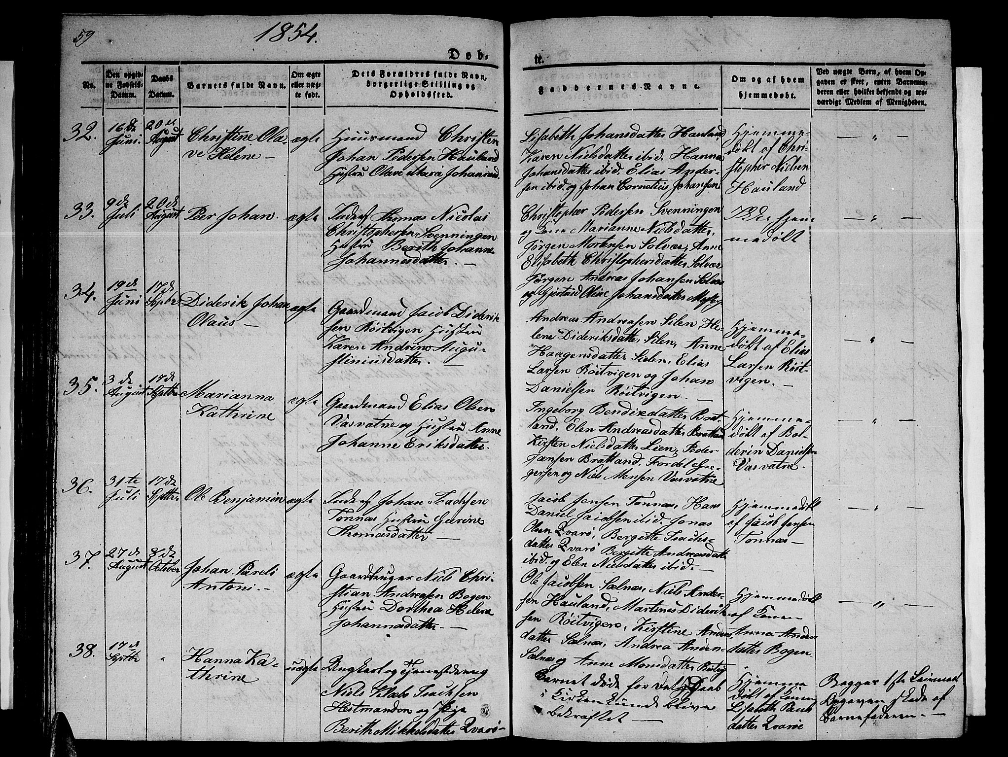 Ministerialprotokoller, klokkerbøker og fødselsregistre - Nordland, AV/SAT-A-1459/839/L0572: Parish register (copy) no. 839C02, 1841-1873, p. 59