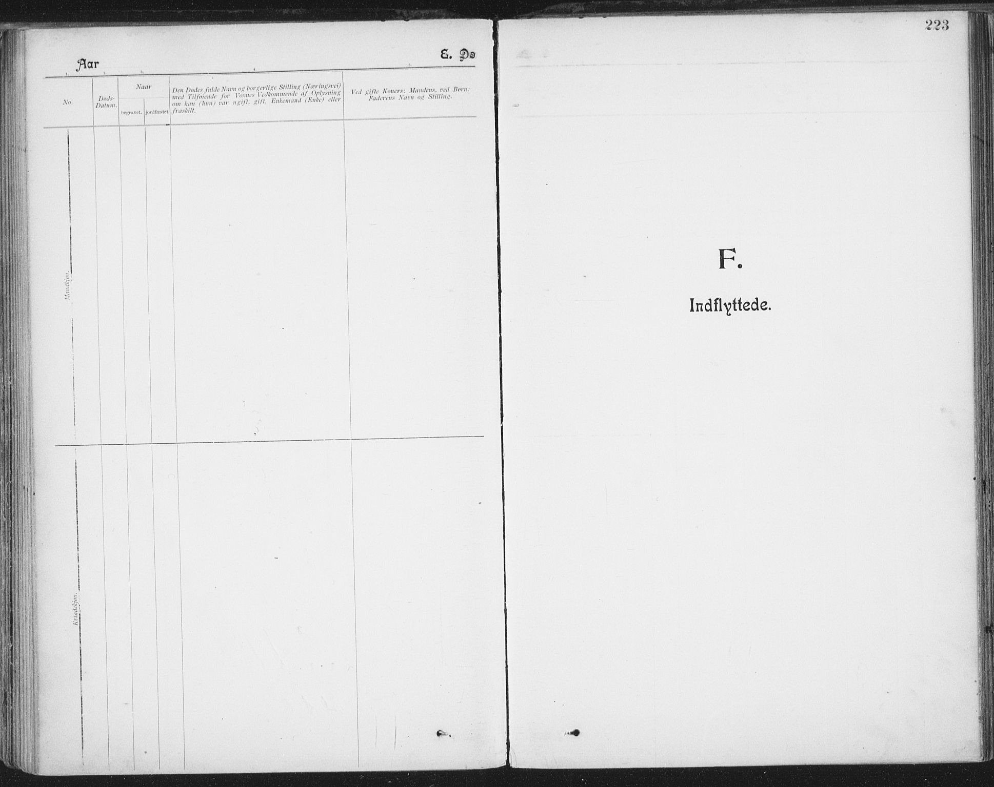 Ministerialprotokoller, klokkerbøker og fødselsregistre - Nordland, AV/SAT-A-1459/801/L0012: Parish register (official) no. 801A12, 1900-1916, p. 223