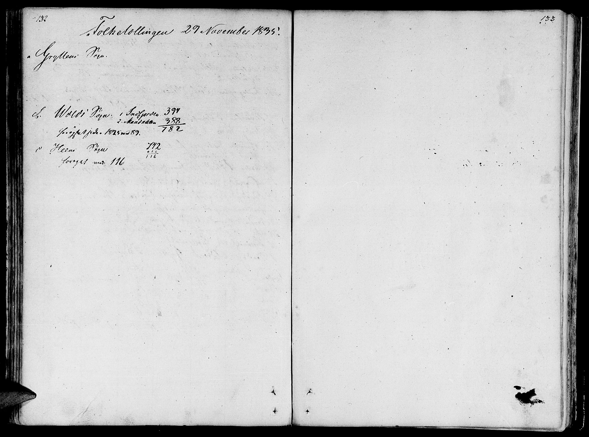 Ministerialprotokoller, klokkerbøker og fødselsregistre - Møre og Romsdal, AV/SAT-A-1454/544/L0570: Parish register (official) no. 544A03, 1807-1817, p. 132-133