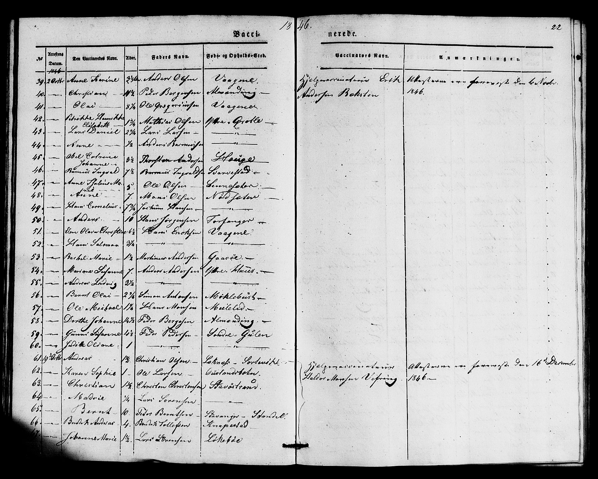 Kinn sokneprestembete, SAB/A-80801/H/Haa/Haaa/L0016: Parish register (official) no. A 16, 1841-1858, p. 22