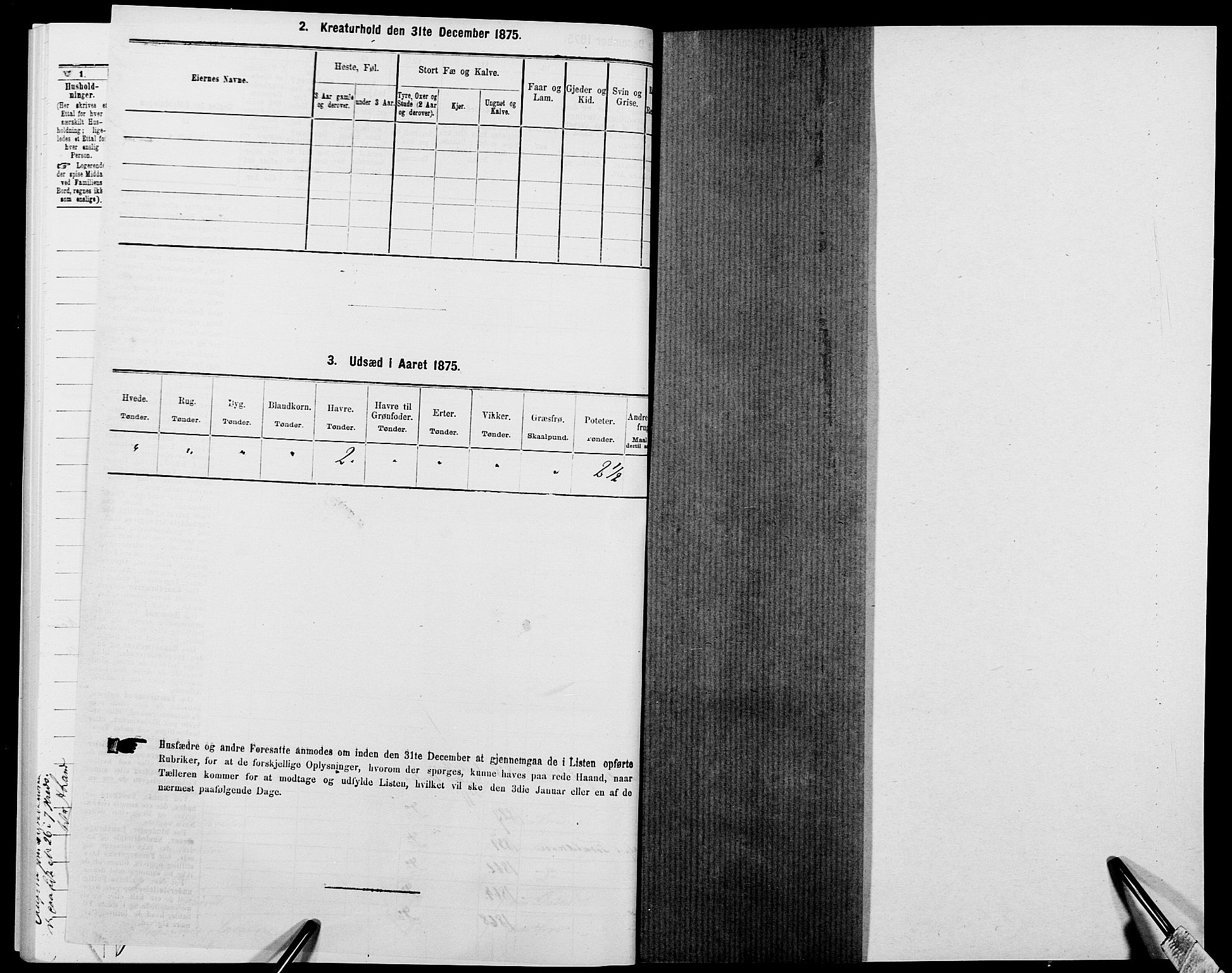 SAK, 1875 census for 1029P Sør-Audnedal, 1875, p. 1163