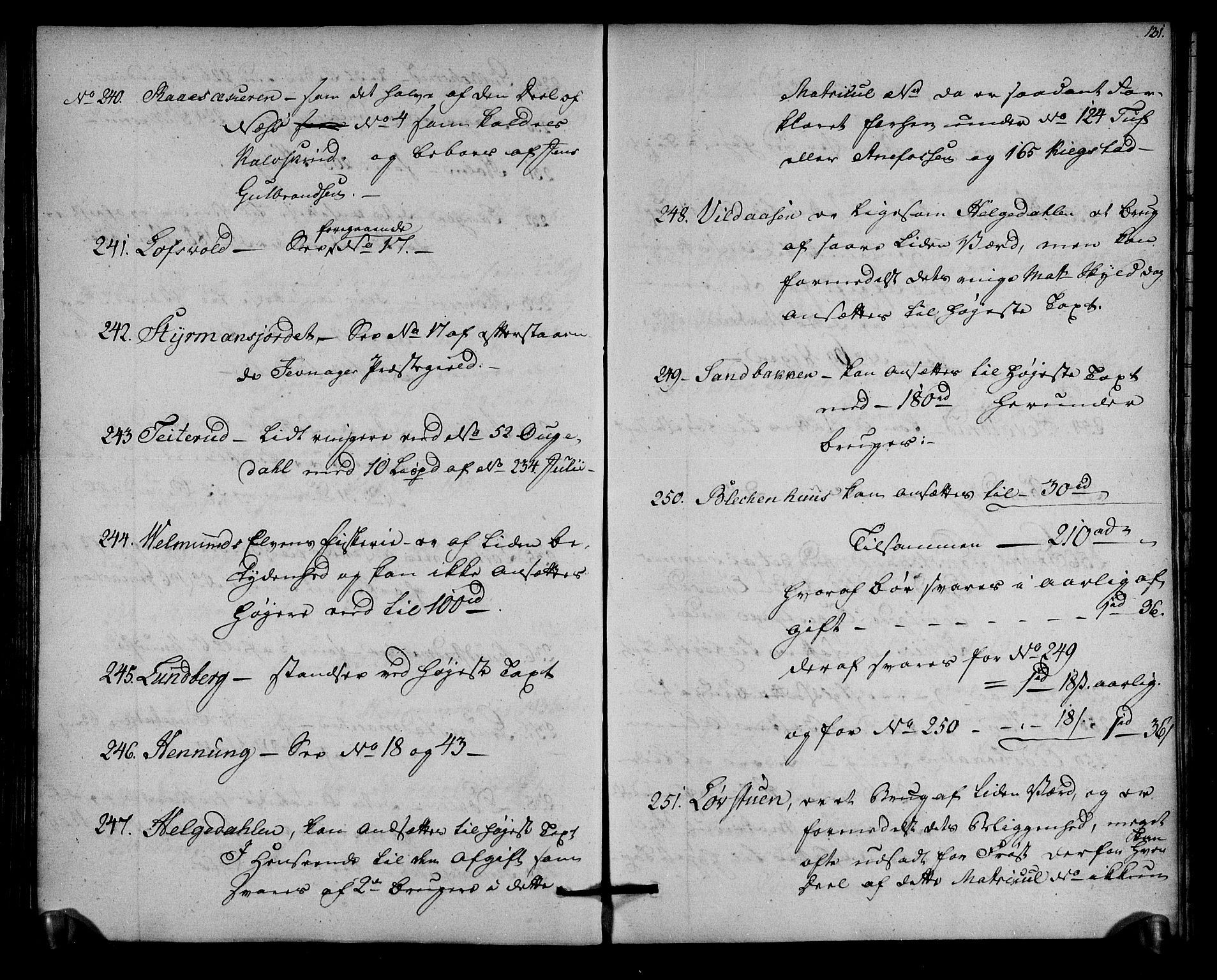 Rentekammeret inntil 1814, Realistisk ordnet avdeling, RA/EA-4070/N/Ne/Nea/L0035: Toten fogderi. Deliberasjonsprotokoll, 1803, p. 67