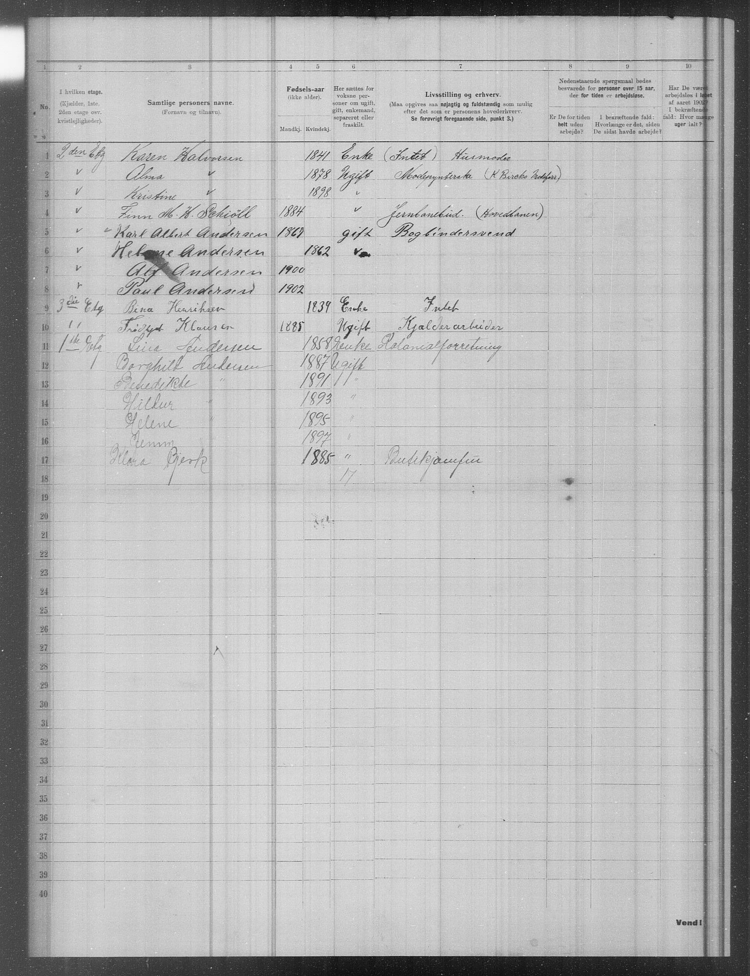 OBA, Municipal Census 1902 for Kristiania, 1902, p. 18083