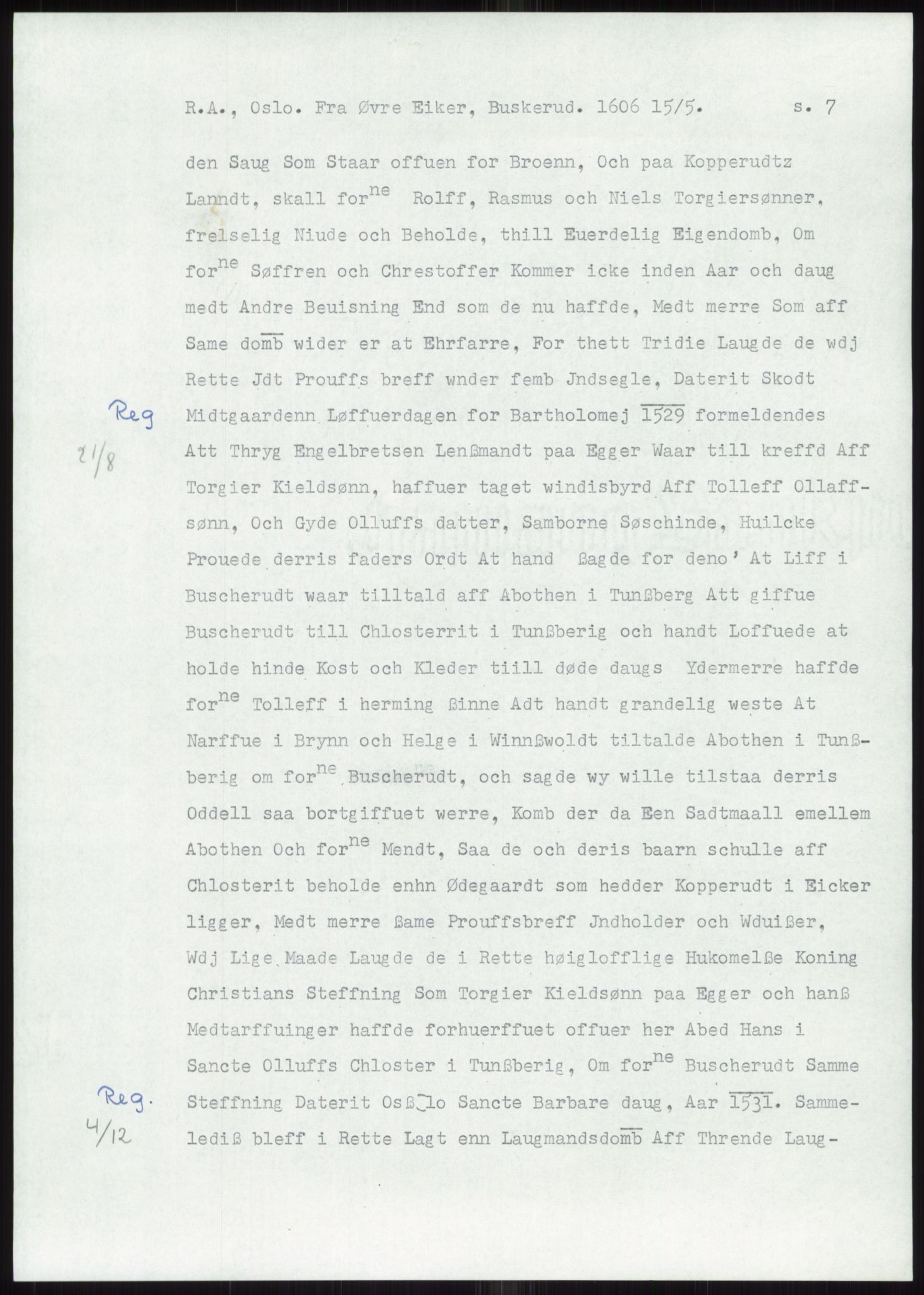 Samlinger til kildeutgivelse, Diplomavskriftsamlingen, AV/RA-EA-4053/H/Ha, p. 860