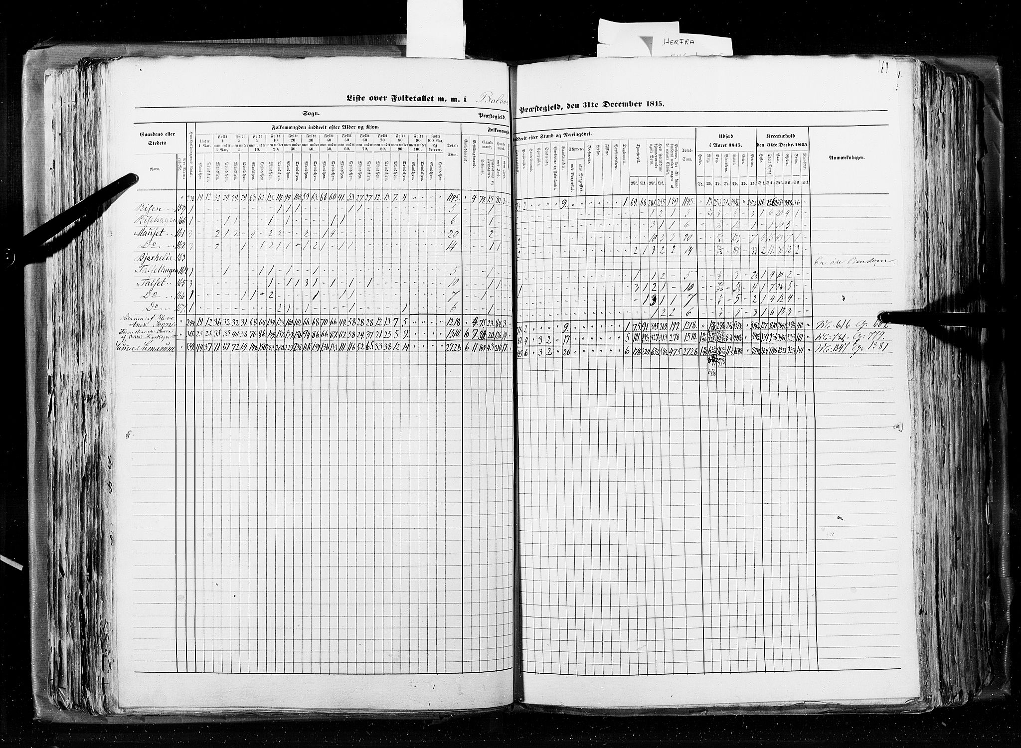 RA, Census 1845, vol. 8: Romsdal amt og Søndre Trondhjems amt, 1845, p. 160