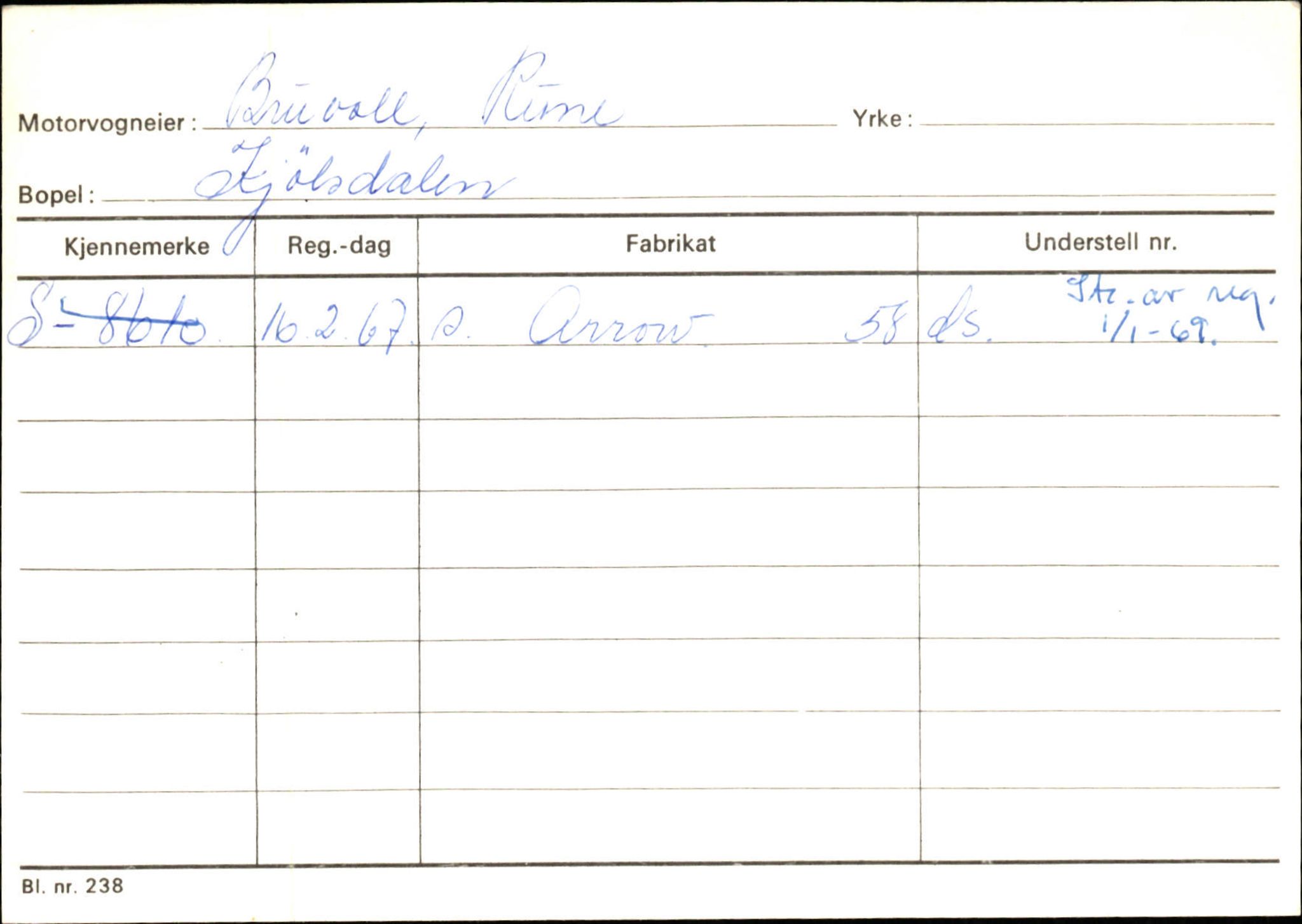 Statens vegvesen, Sogn og Fjordane vegkontor, AV/SAB-A-5301/4/F/L0129: Eigarregistrer Eid A-S, 1945-1975, p. 279