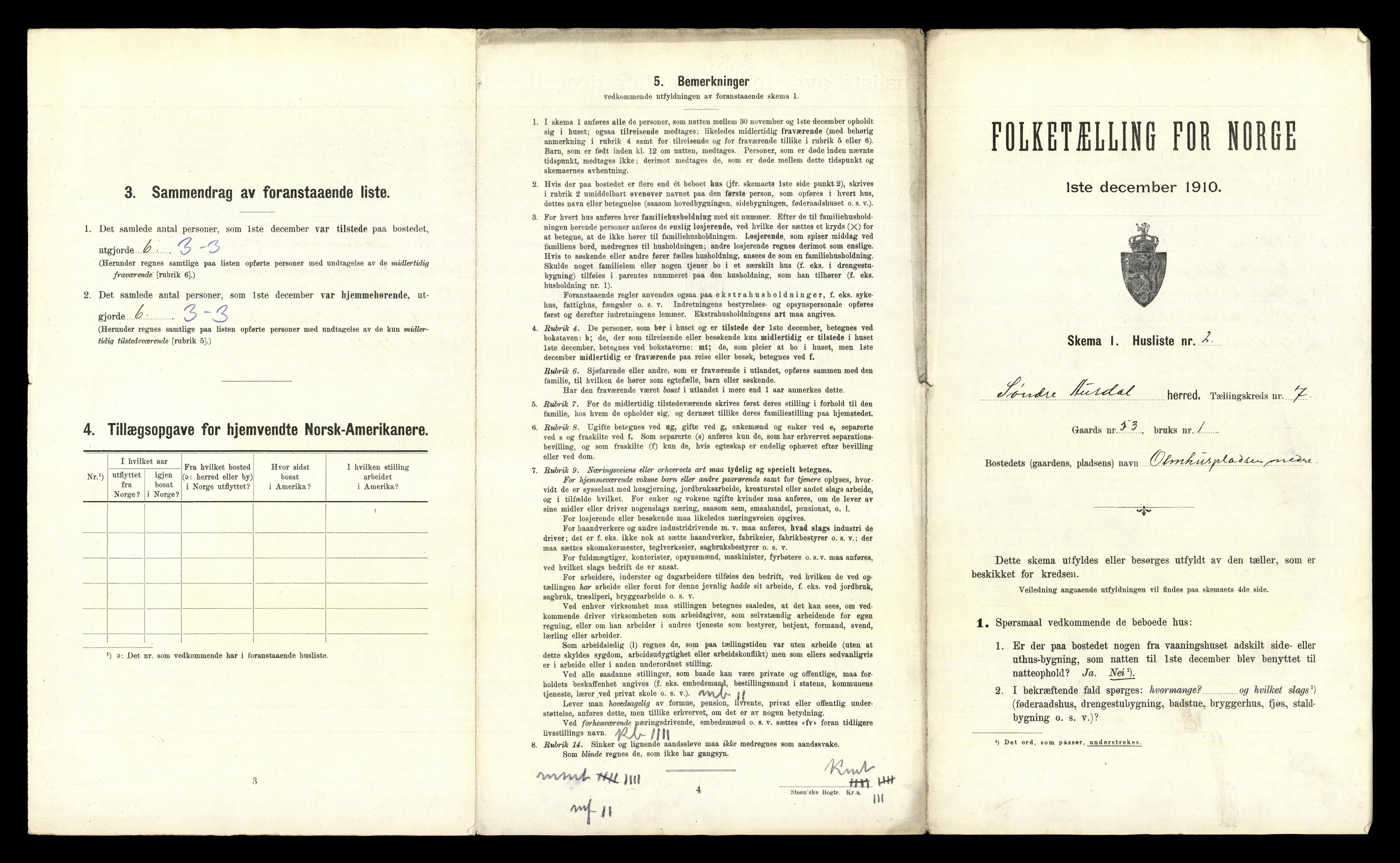 RA, 1910 census for Sør-Aurdal, 1910, p. 743