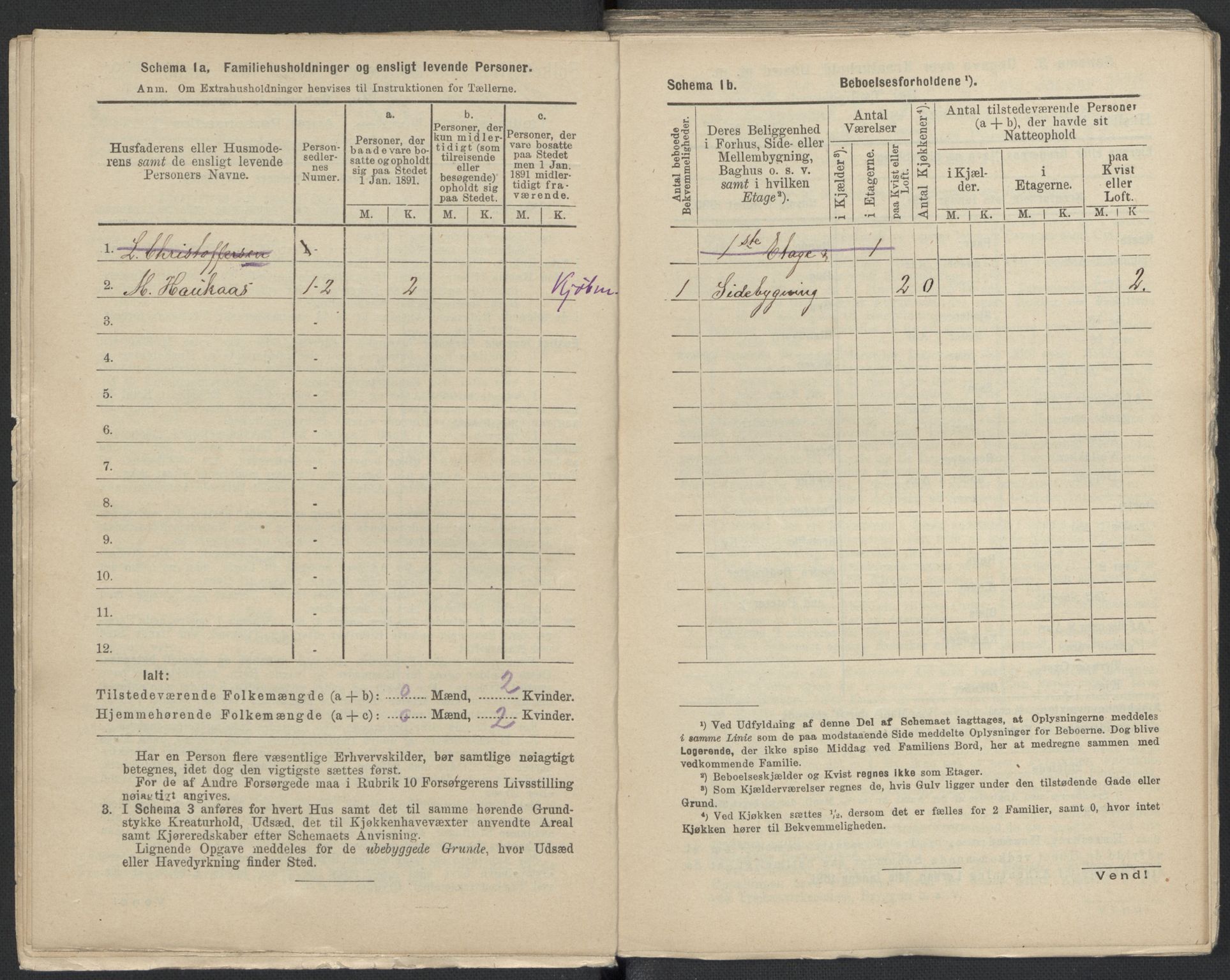 RA, 1891 Census for 1301 Bergen, 1891, p. 5003