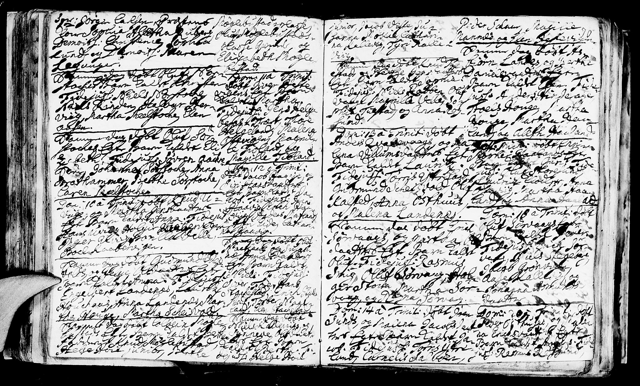 Avaldsnes sokneprestkontor, AV/SAST-A -101851/H/Ha/Haa/L0001: Parish register (official) no. A 1, 1711-1764, p. 70