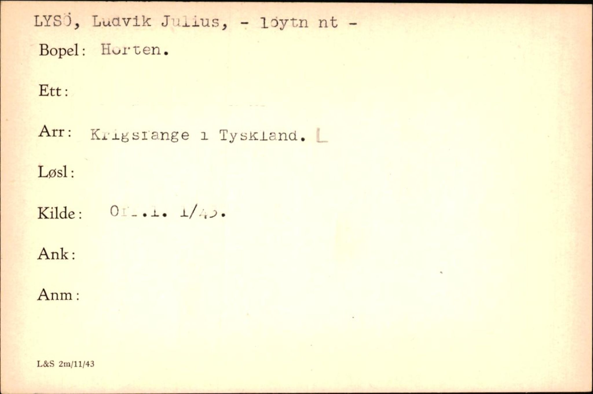 Forsvaret, Forsvarets krigshistoriske avdeling, RA/RAFA-2017/Y/Yf/L0200: II-C-11-2102  -  Norske krigsfanger i Tyskland, 1940-1945, p. 673