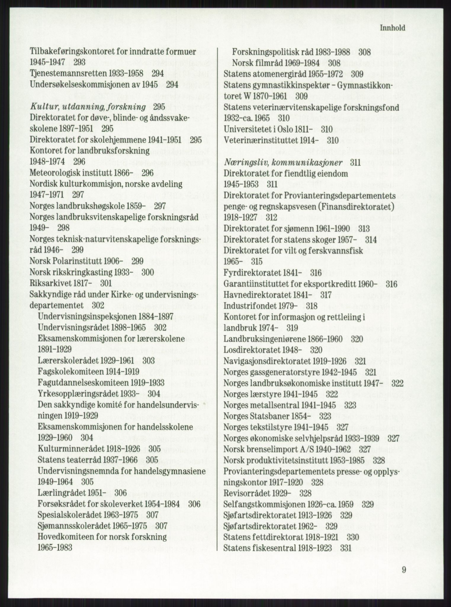 Publikasjoner utgitt av Arkivverket, PUBL/PUBL-001/A/0001: Knut Johannessen, Ole Kolsrud og Dag Mangset (red.): Håndbok for Riksarkivet (1992), 1992, p. 9