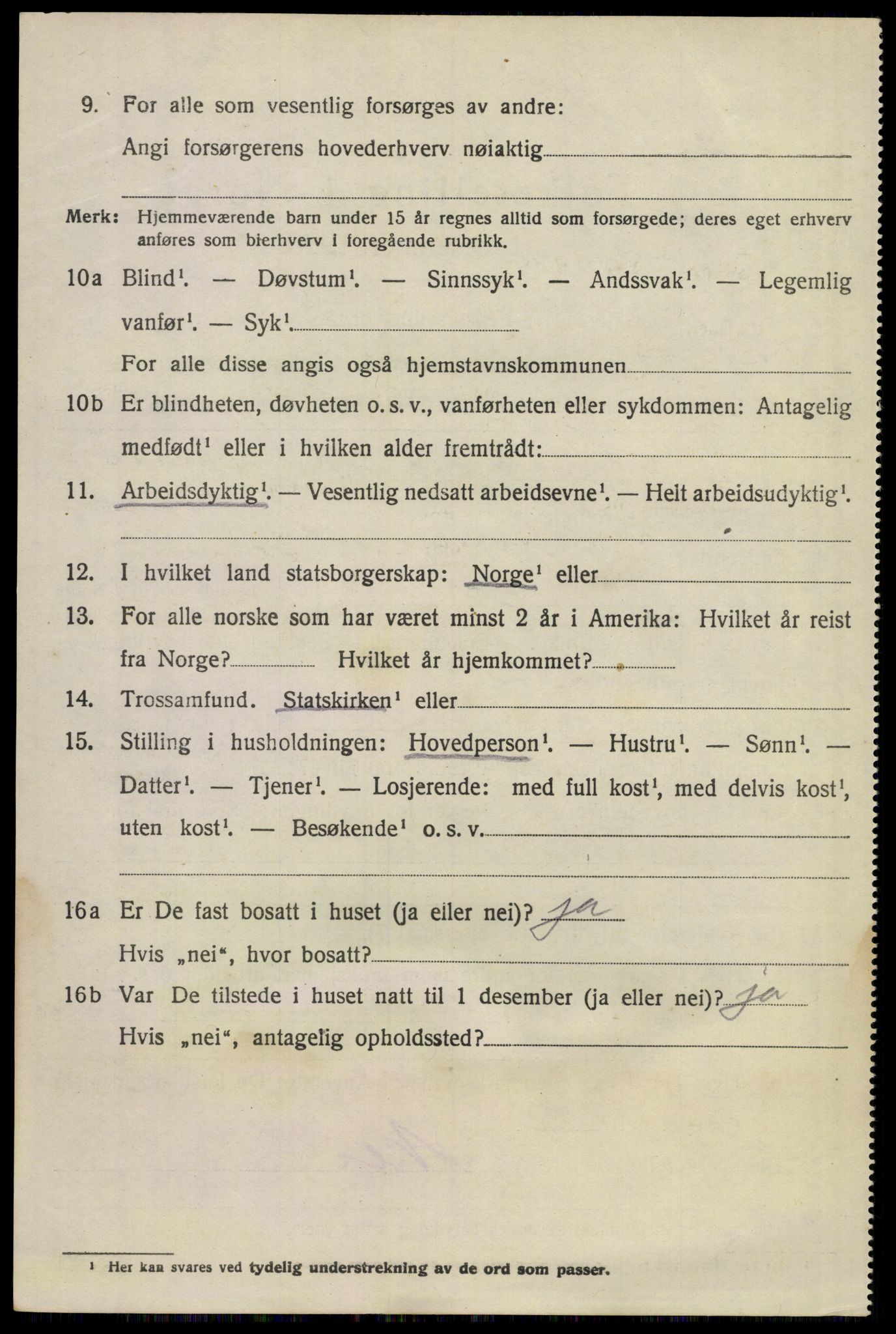 SAKO, 1920 census for Sem, 1920, p. 8532