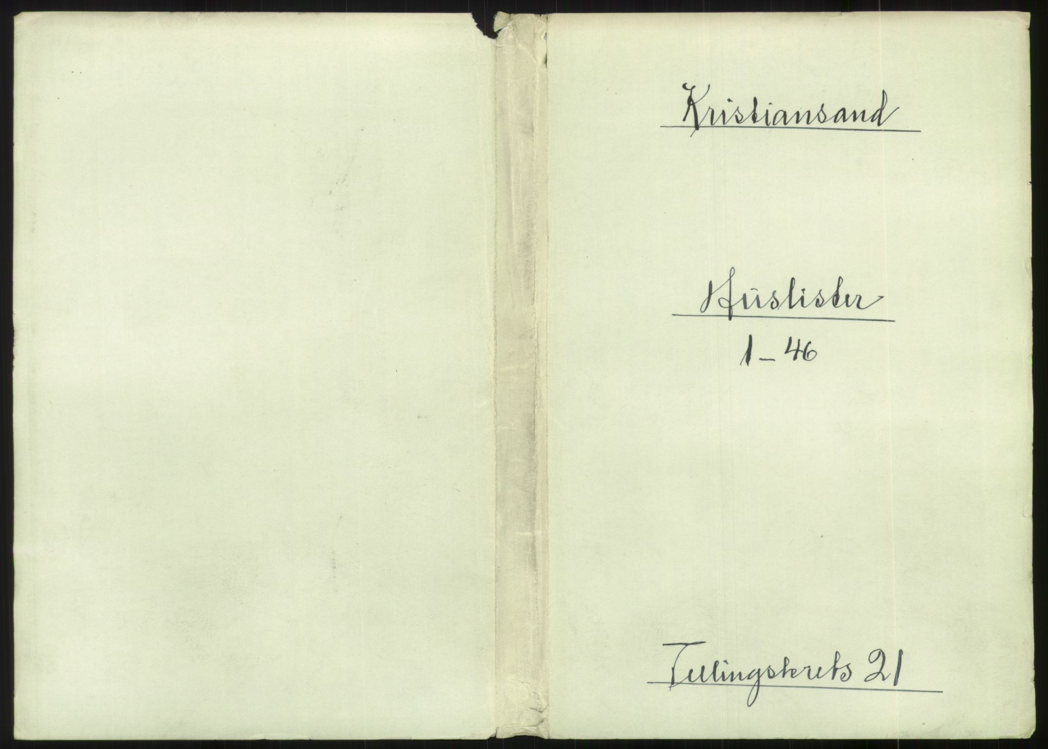 RA, 1891 census for 1001 Kristiansand, 1891, p. 1200